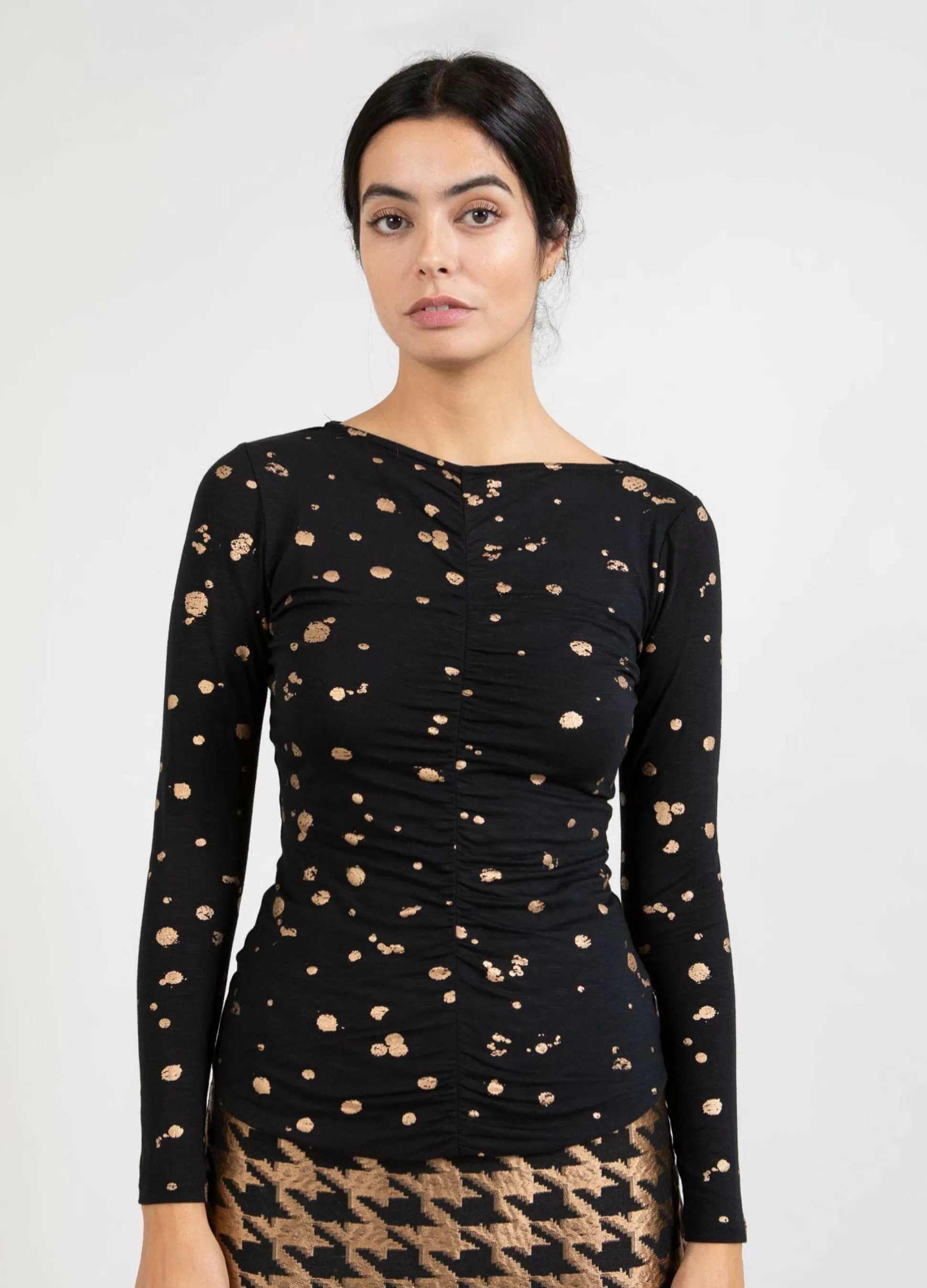 Coster Copenhagen Blouse W. Foil Print Cheap