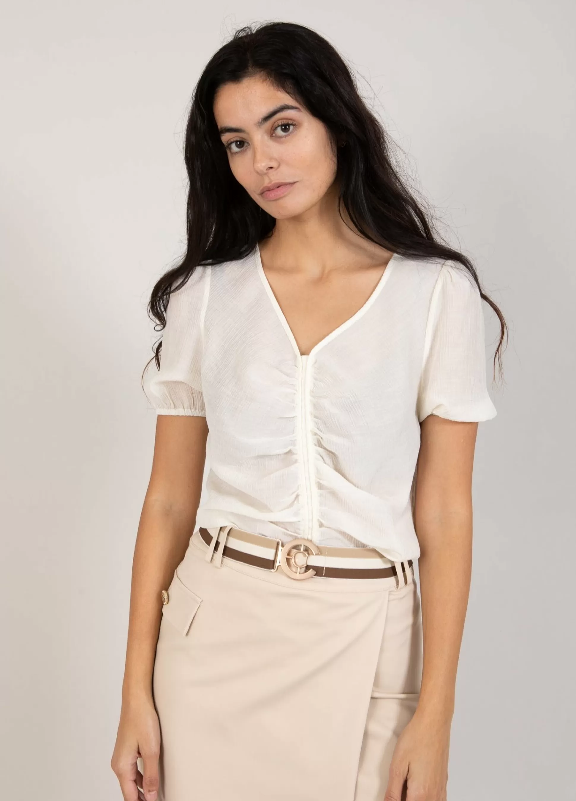 Coster Copenhagen Blouse With Ruching Shop