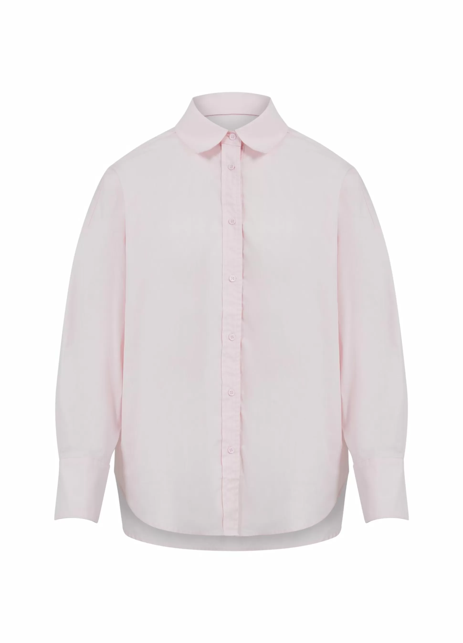 Coster Copenhagen Cc Heart Harper Oversized Cotton Shirt Daisy Pink Store
