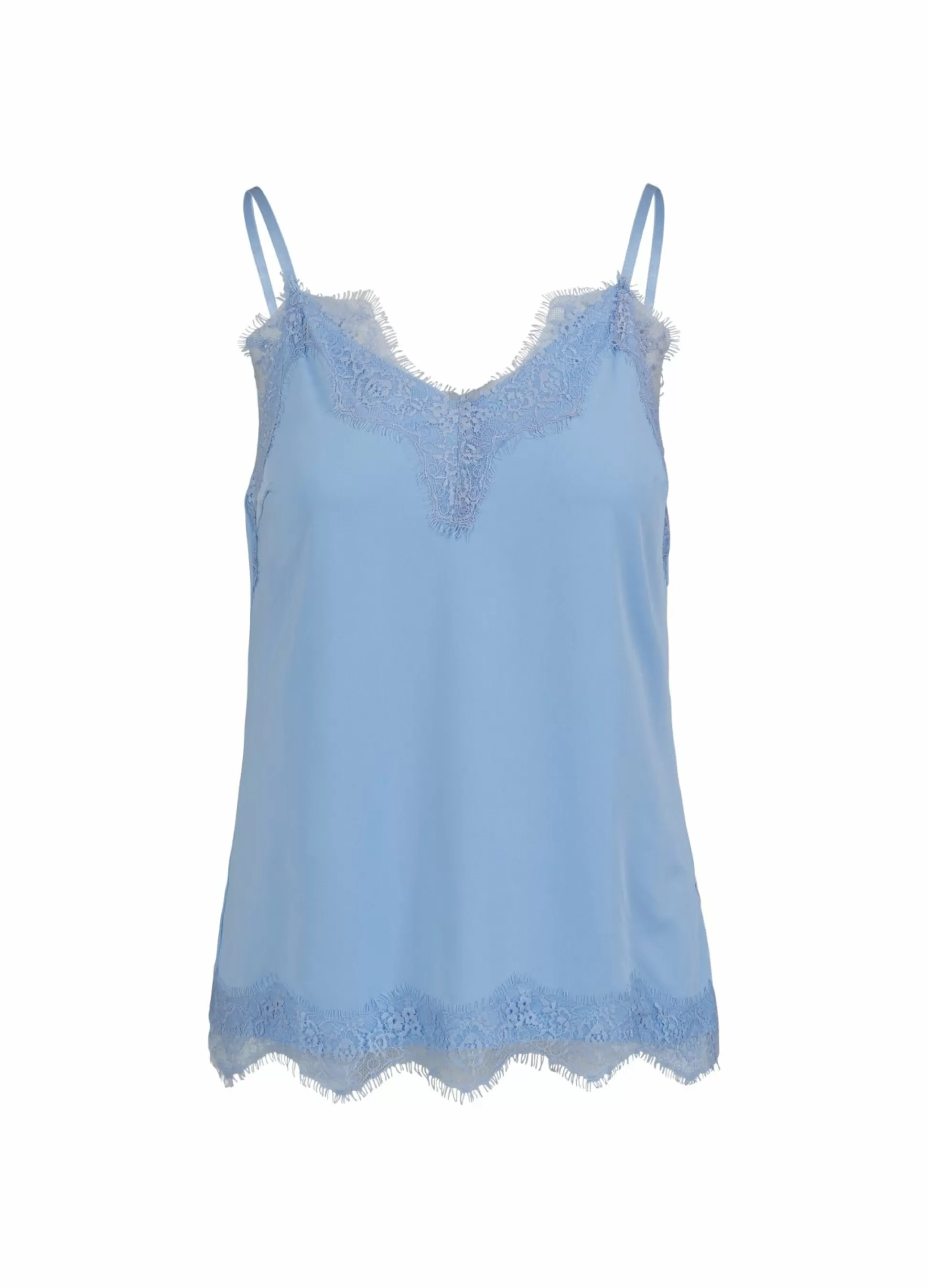 Coster Copenhagen Cc Heart Lace Top Light Blue Outlet
