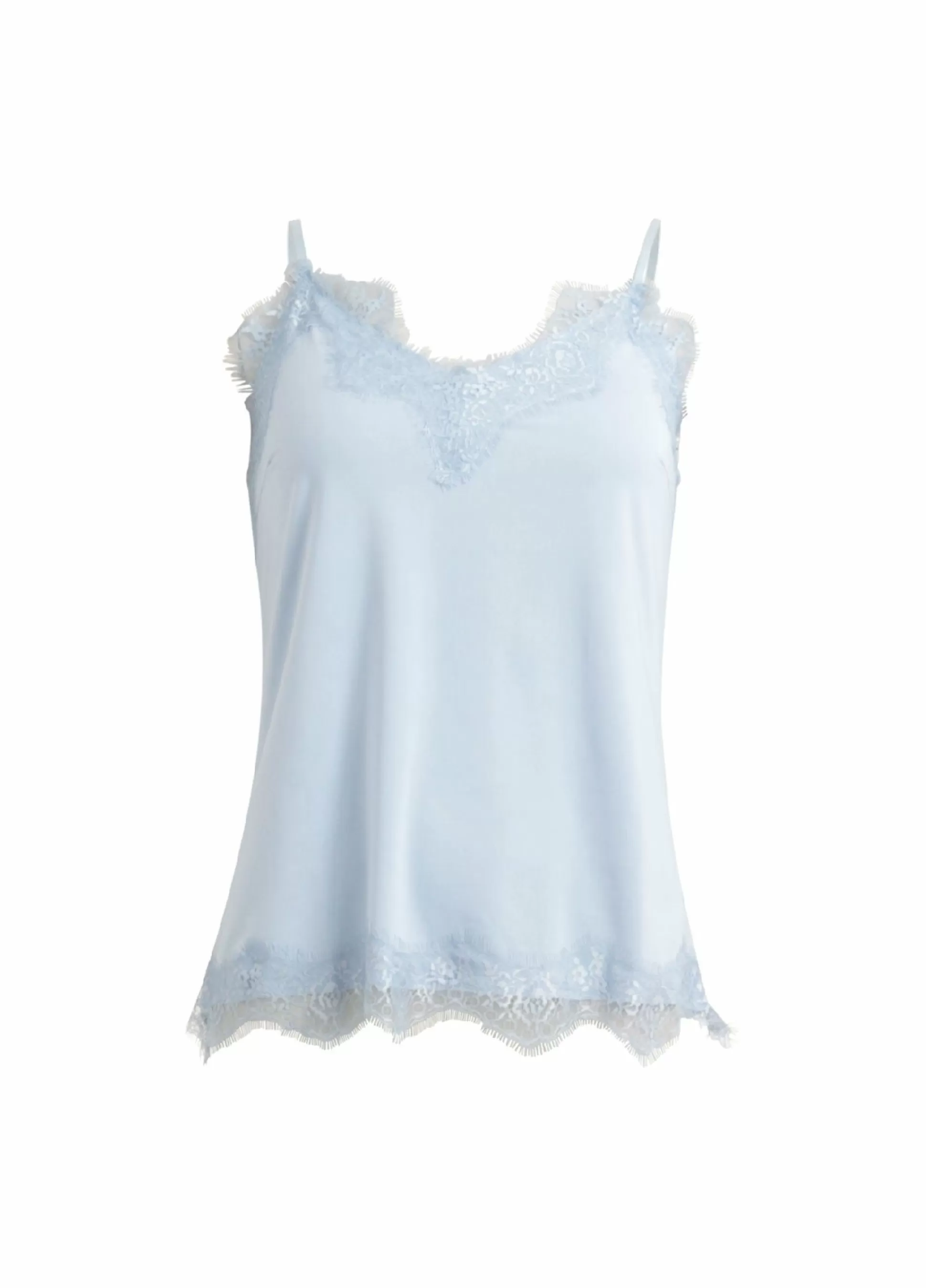 Coster Copenhagen Cc Heart Lace Top Powder Blue Store