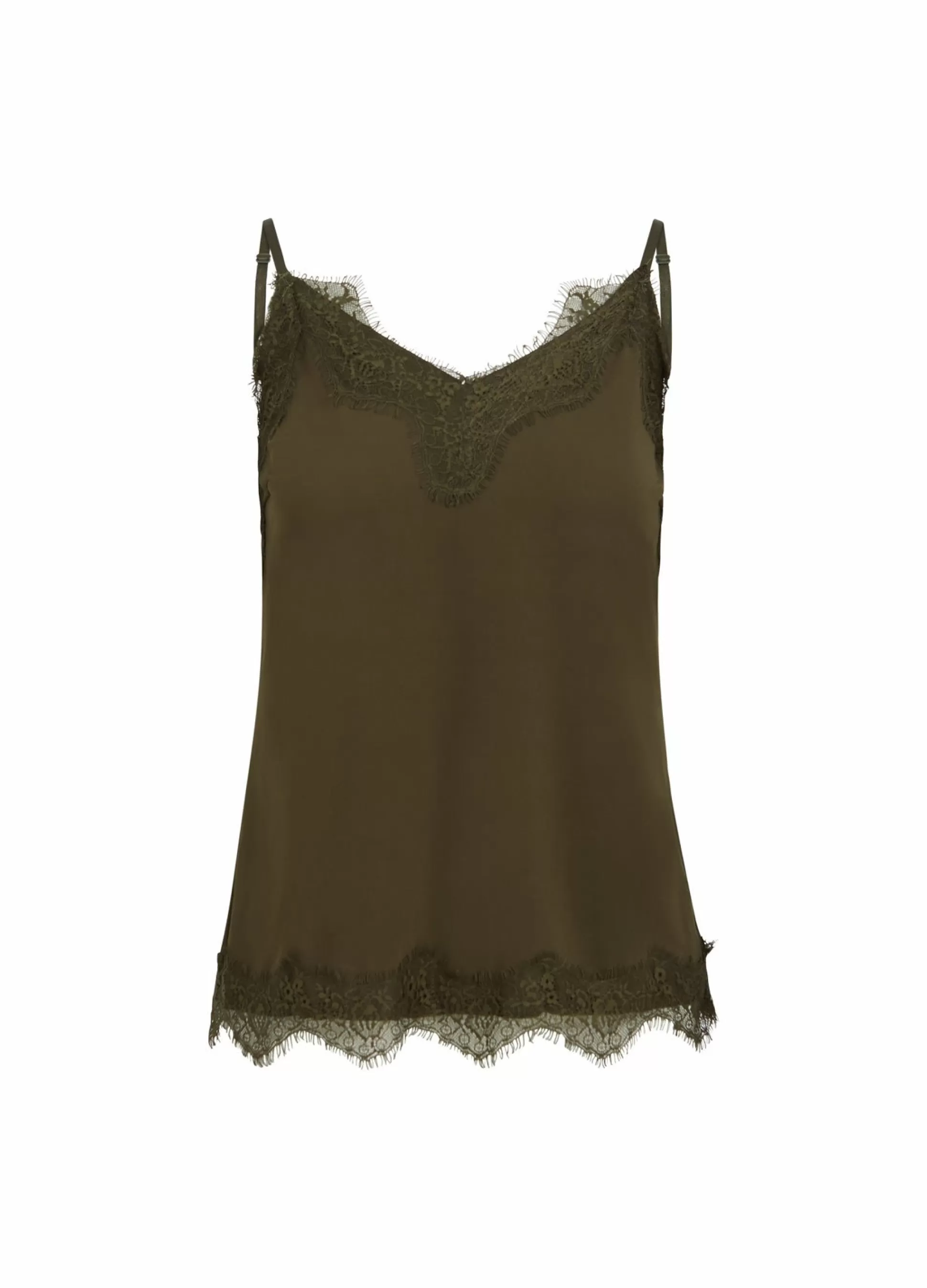 Coster Copenhagen Cc Heart Lace Top Hunter Green Clearance