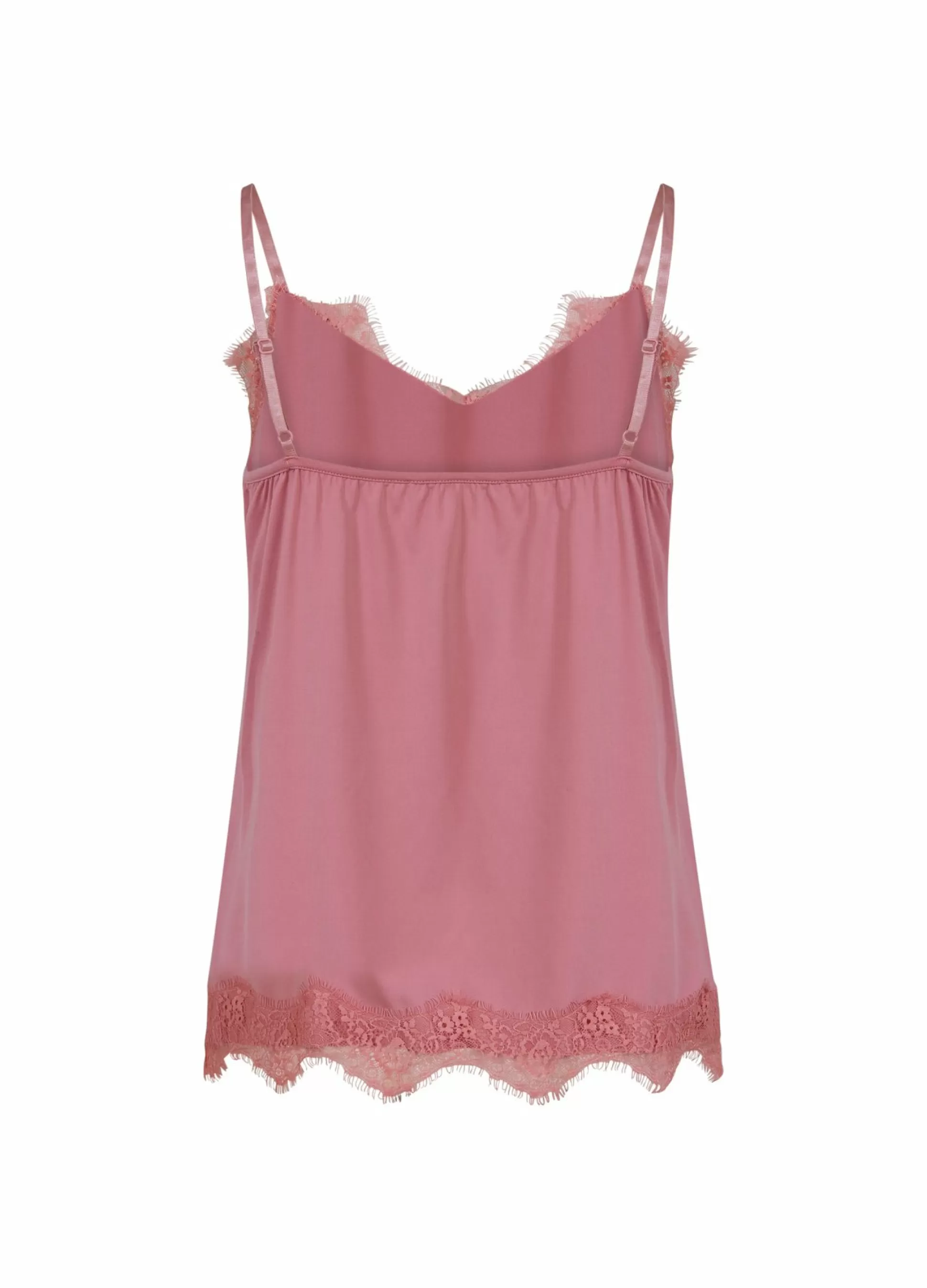 Coster Copenhagen Cc Heart Lace Top Dust Pink Shop