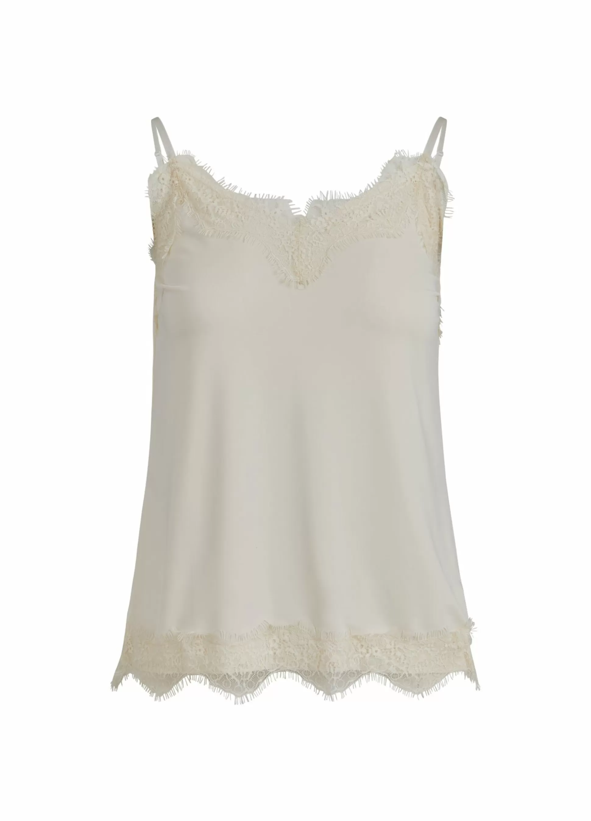 Coster Copenhagen Cc Heart Lace Top Cream Hot