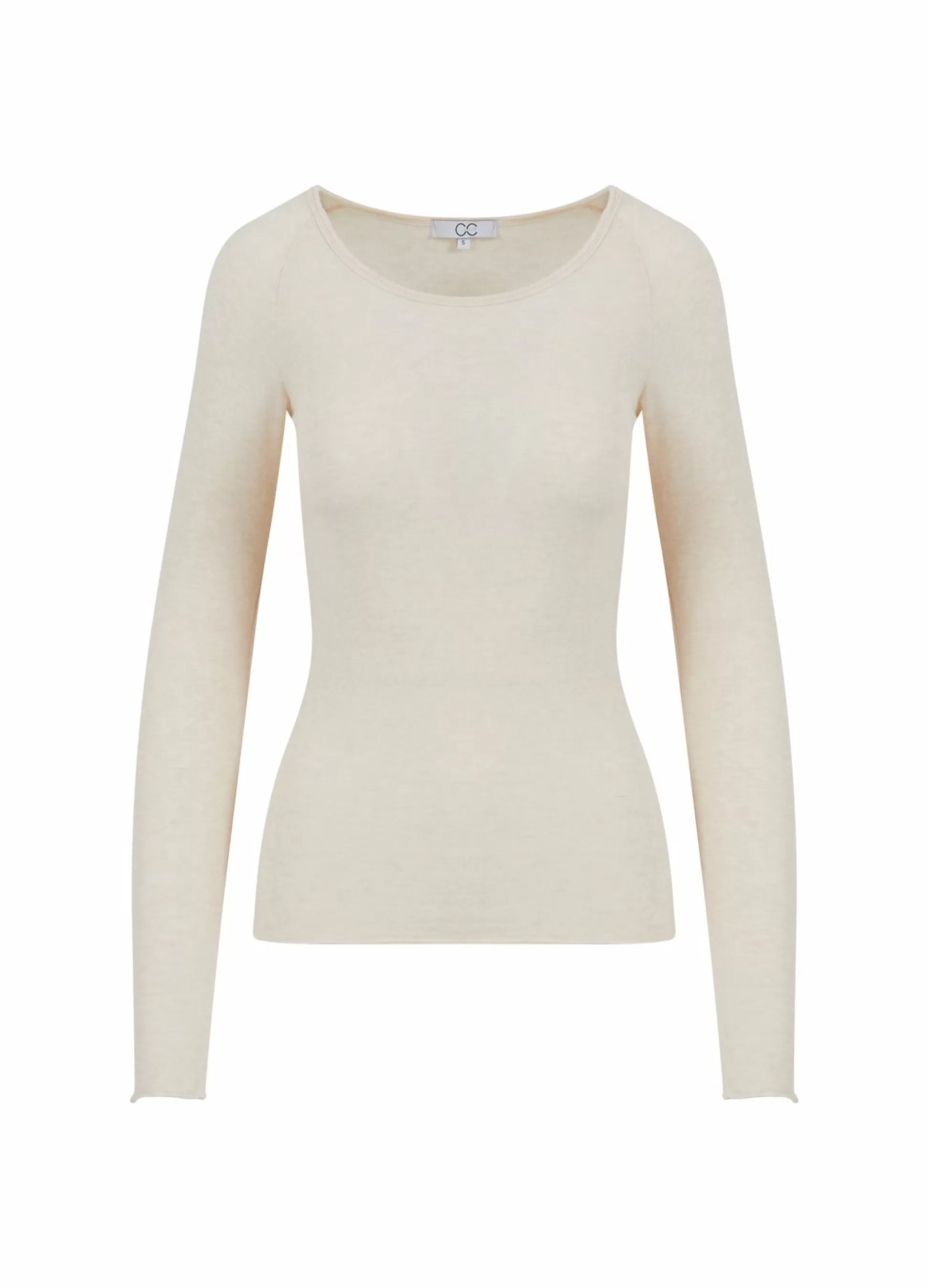 Coster Copenhagen Cc Heart Lana Knit With Long Sleeves Creme Outlet