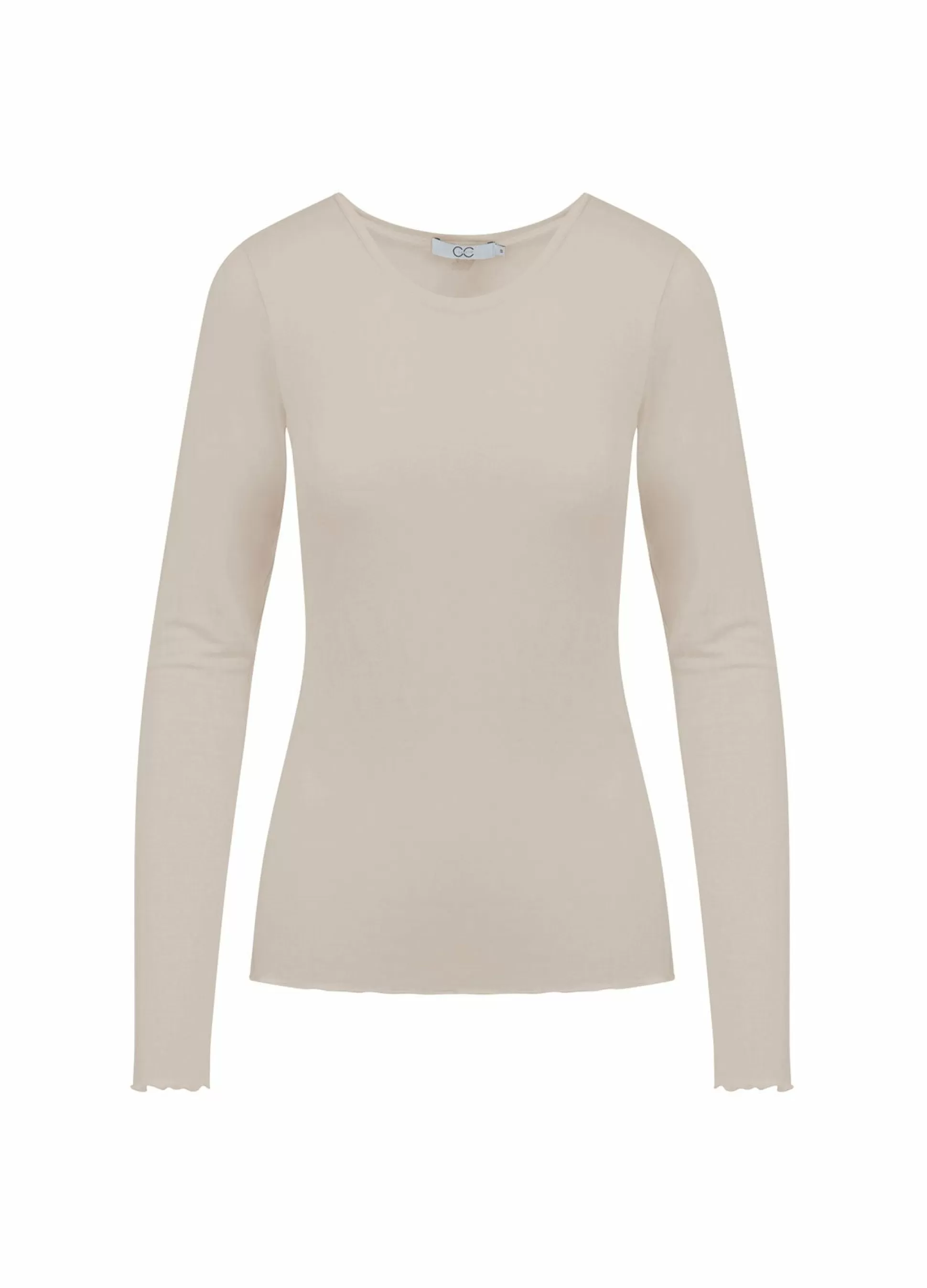Coster Copenhagen Cc Heart Long Sleeve Top Cream Best Sale