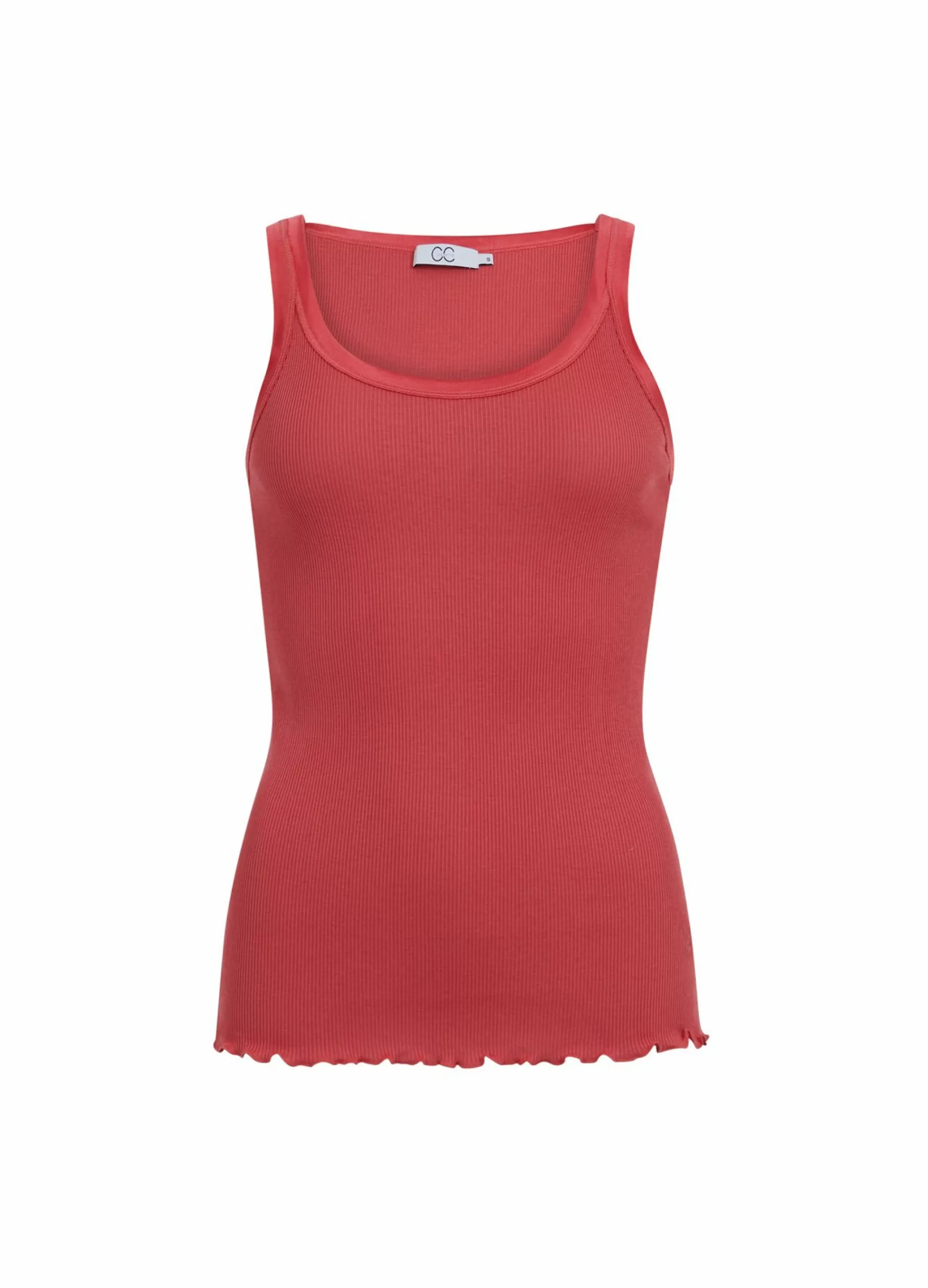 Coster Copenhagen Cc Heart Silk Strappy Top Poppy Red Sale