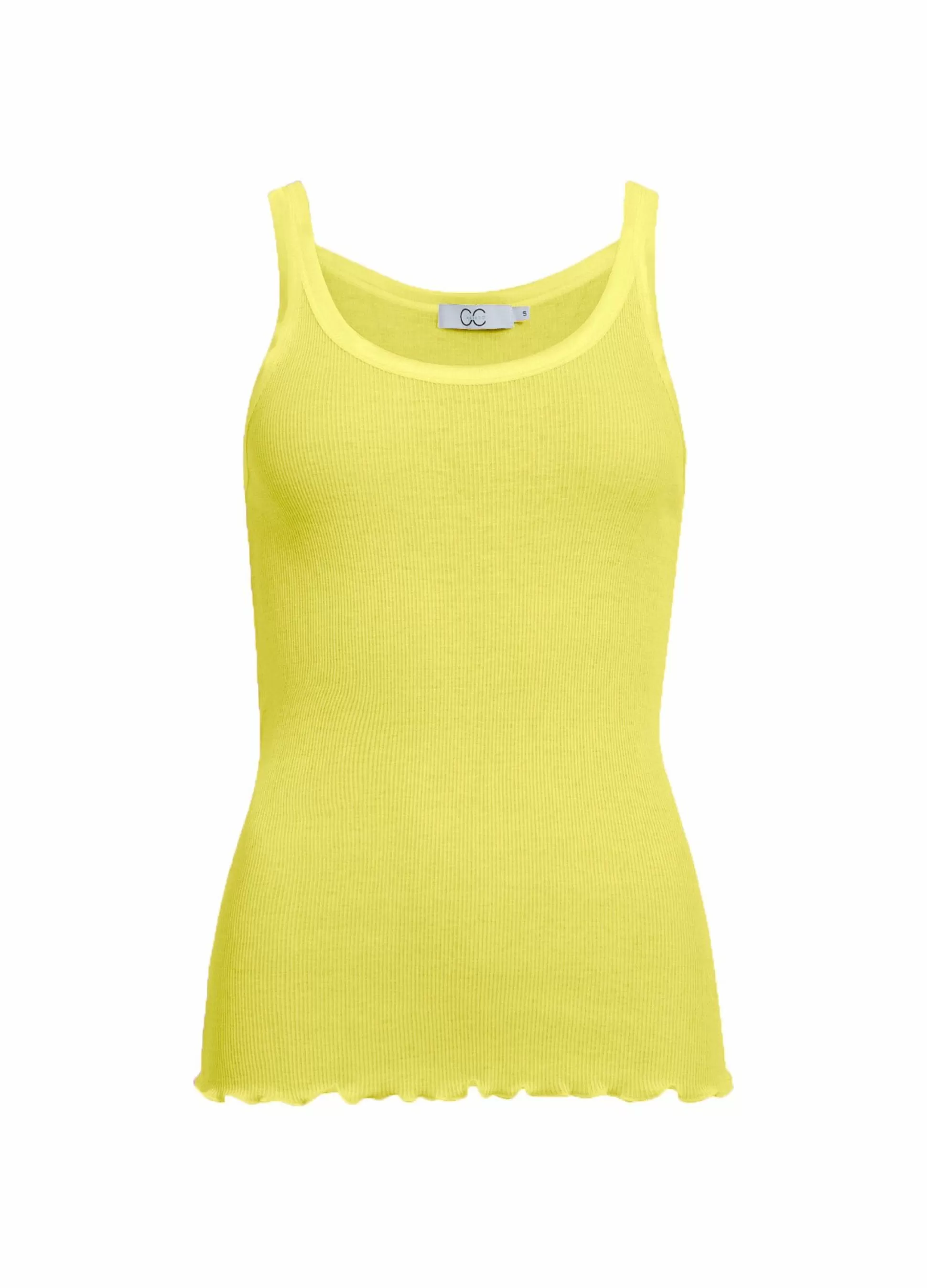 Coster Copenhagen Cc Heart Silk Strappy Top Warm Lemon Sale