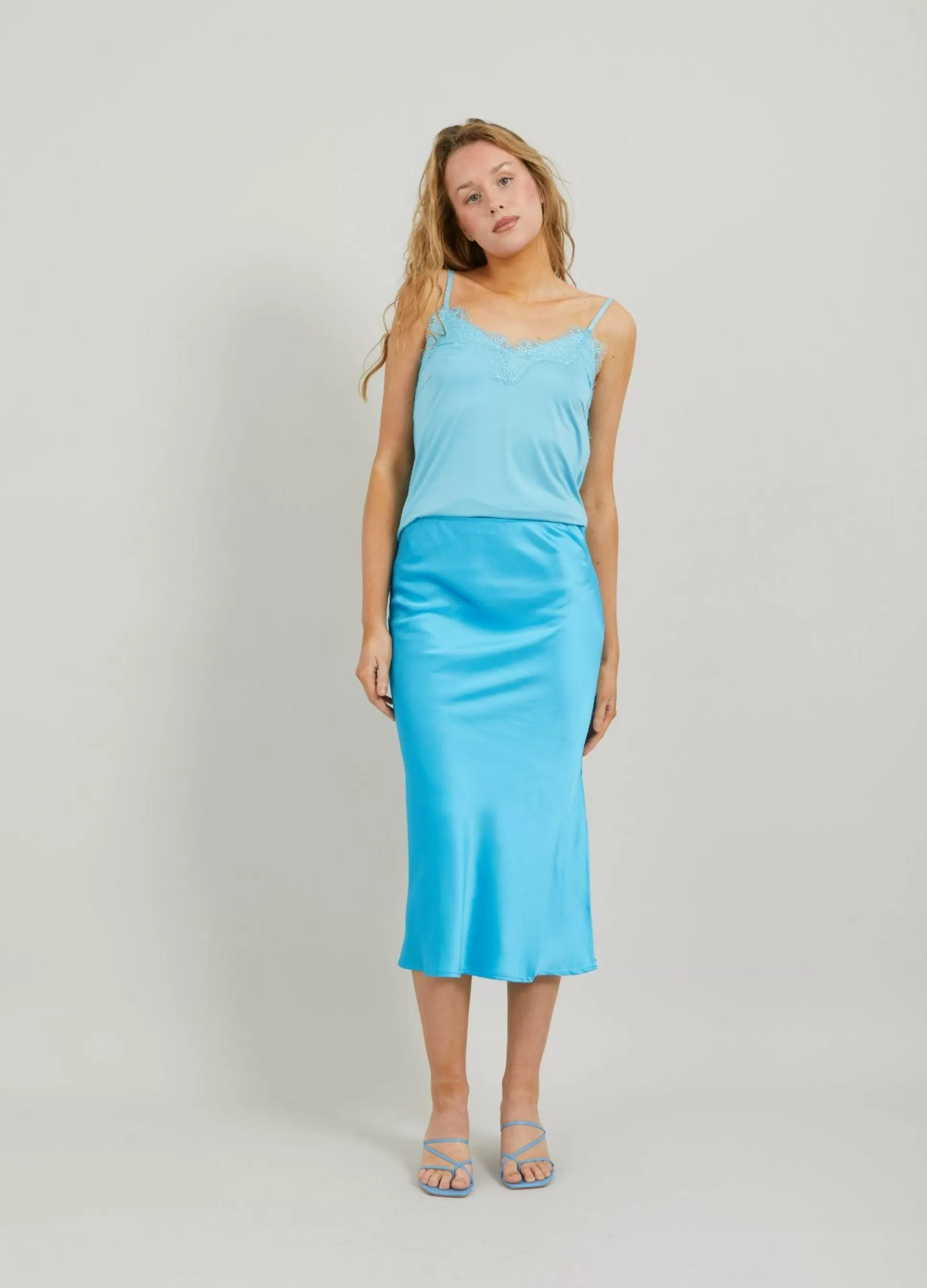 Coster Copenhagen Cc Heart Skyler Sateen Rock Blue Lagune Best Sale