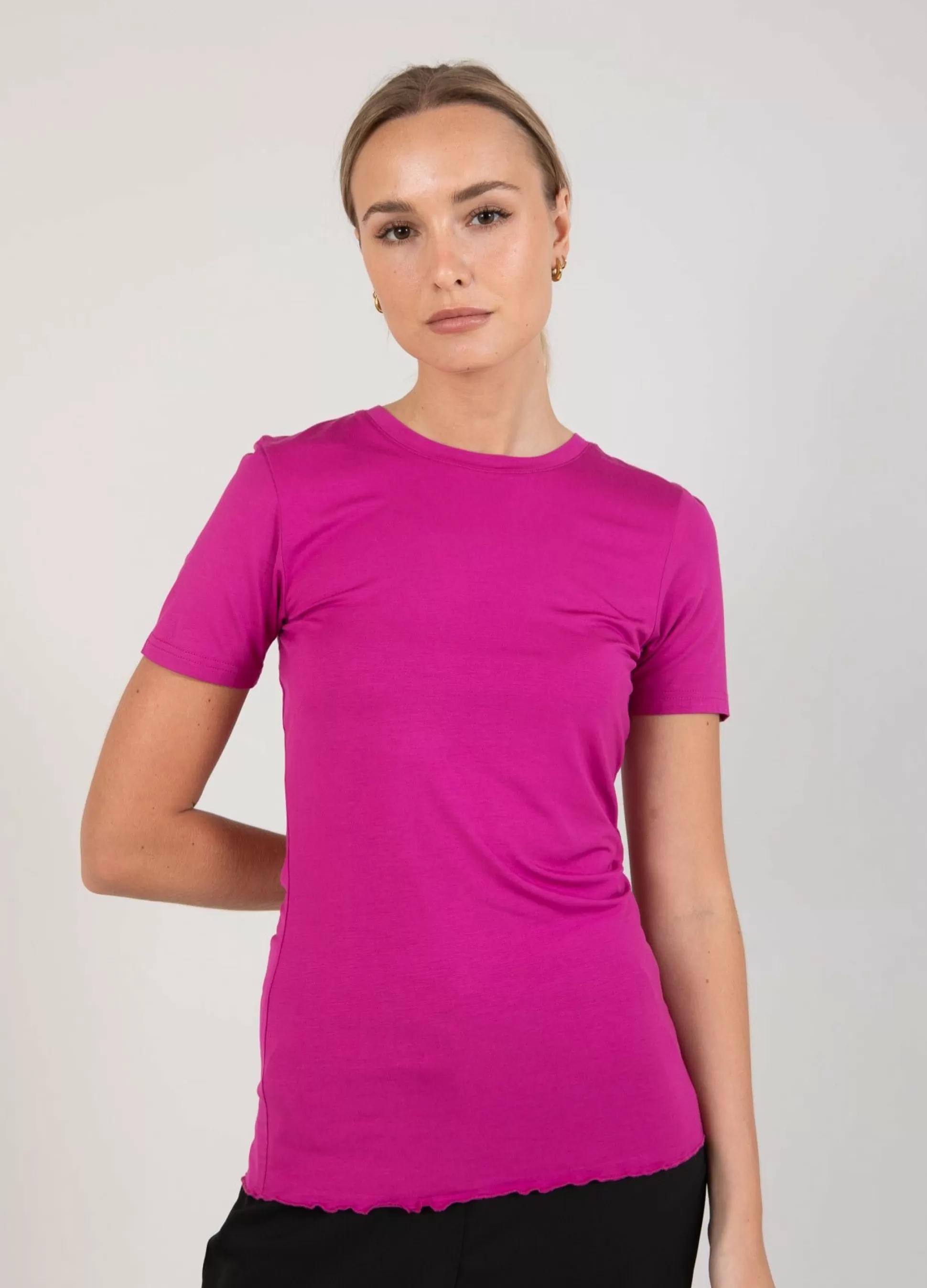 Coster Copenhagen Cc Heart Sofia Short Sleeve Blouse Berry Shop