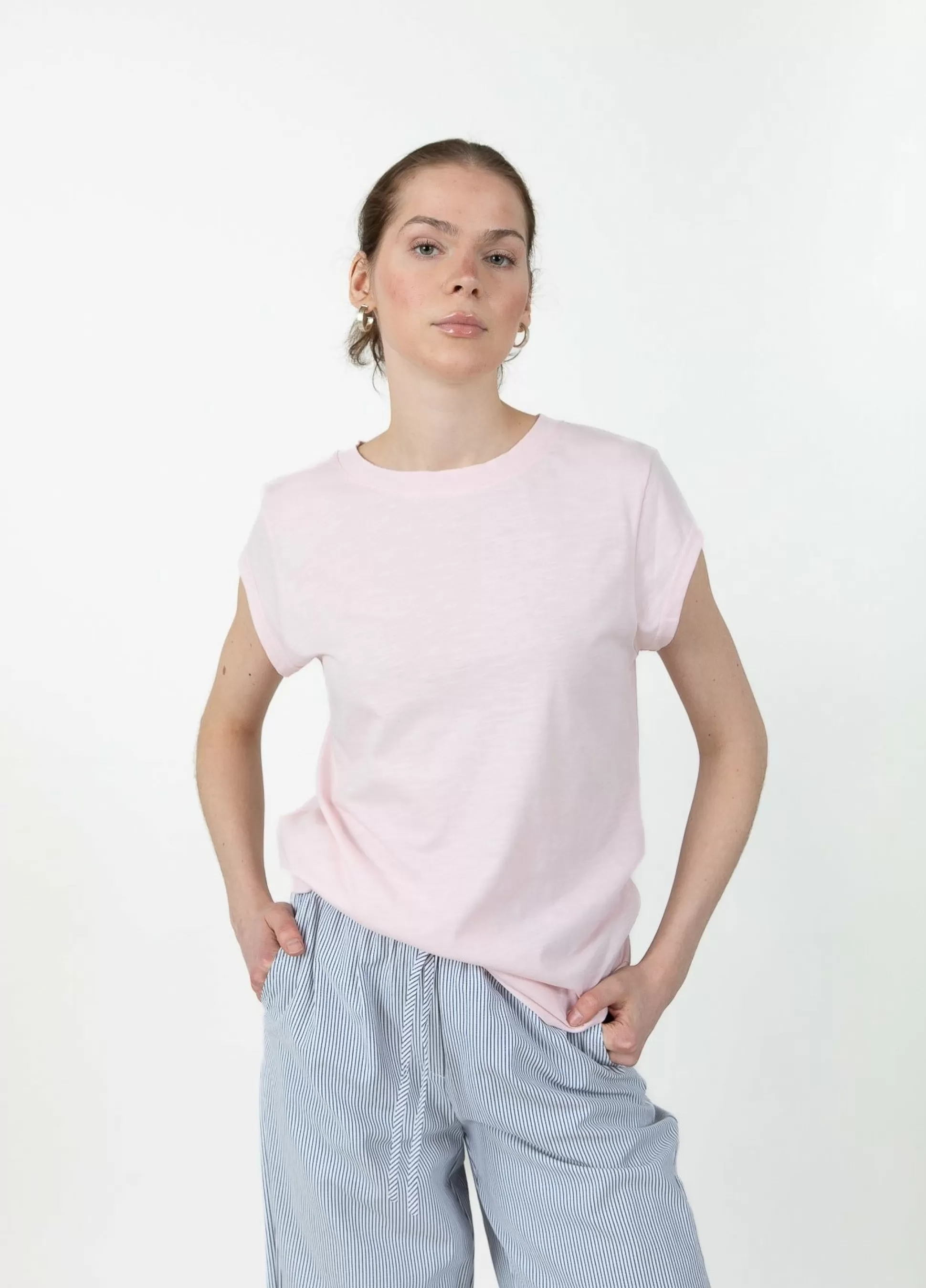Coster Copenhagen Cc Heart T-Shirt Daisy Pink Discount