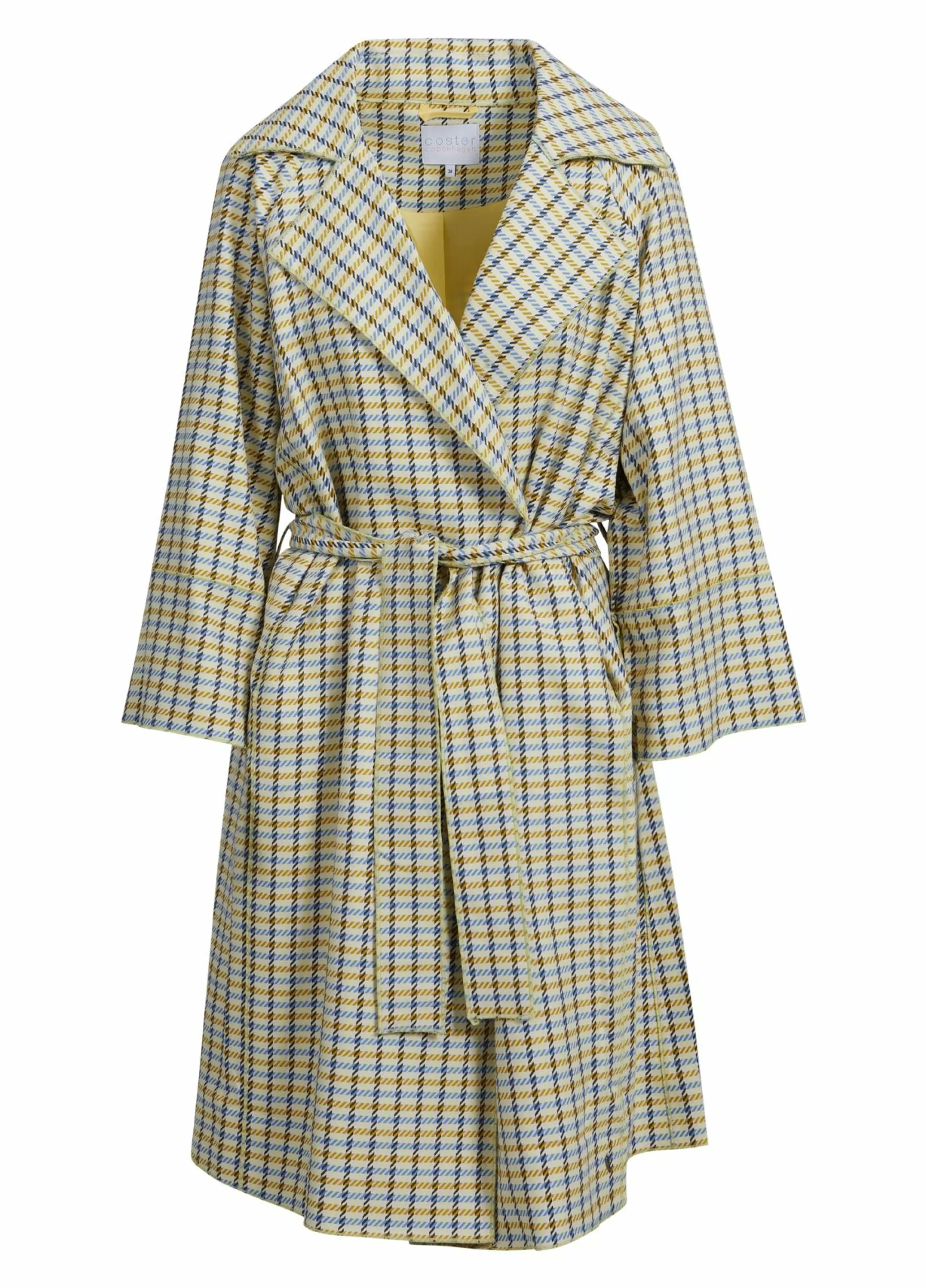 Coster Copenhagen Coat W. Checkered Pattern Online