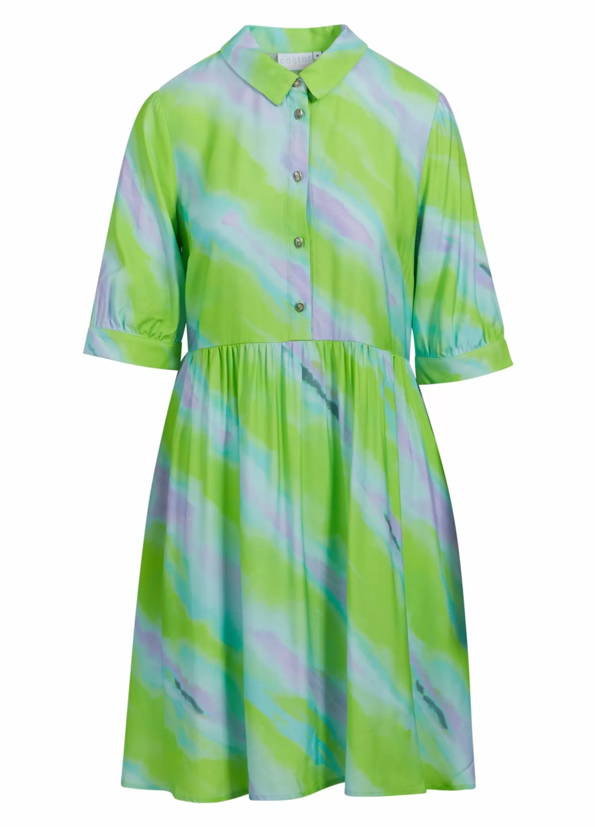 Coster Copenhagen Dress W. Faded Stripe Print Cheap