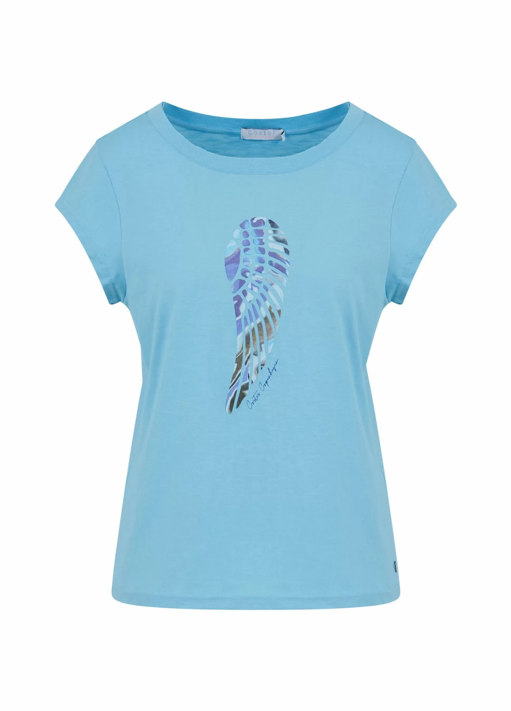 Coster Copenhagen Flow Wing Tee Coastal Blue Online