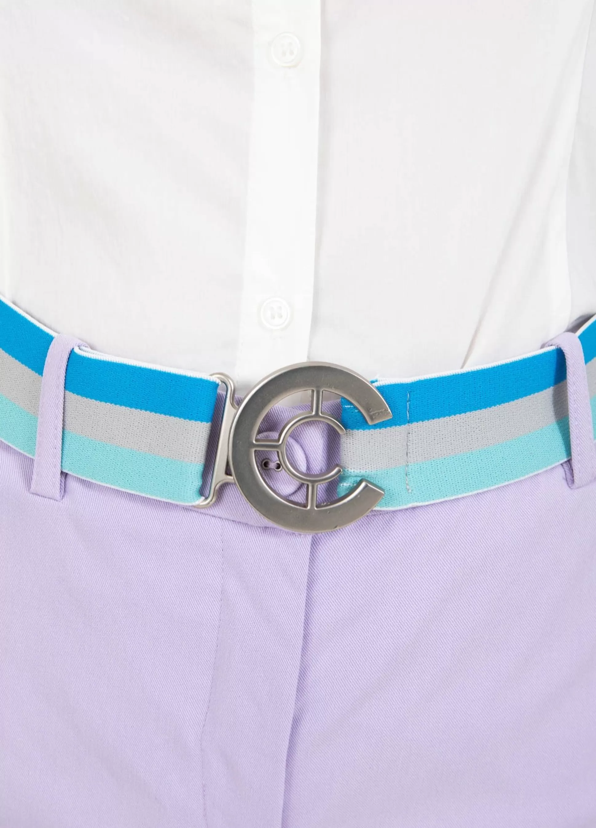 Coster Copenhagen Logo Belt Maroon Stripes -963 Online