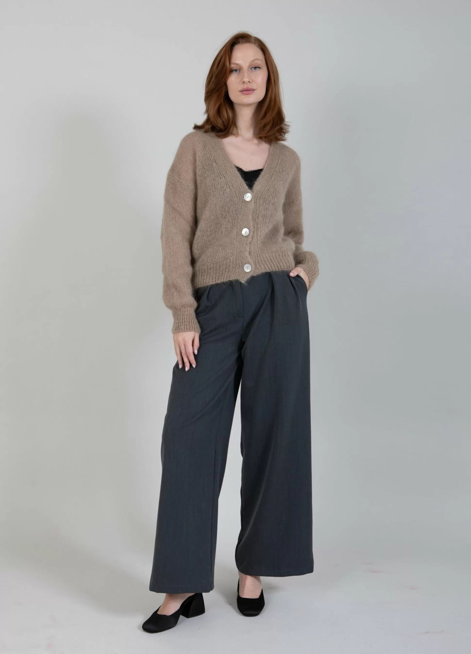 Coster Copenhagen Mohair Cardigan Beige Clearance