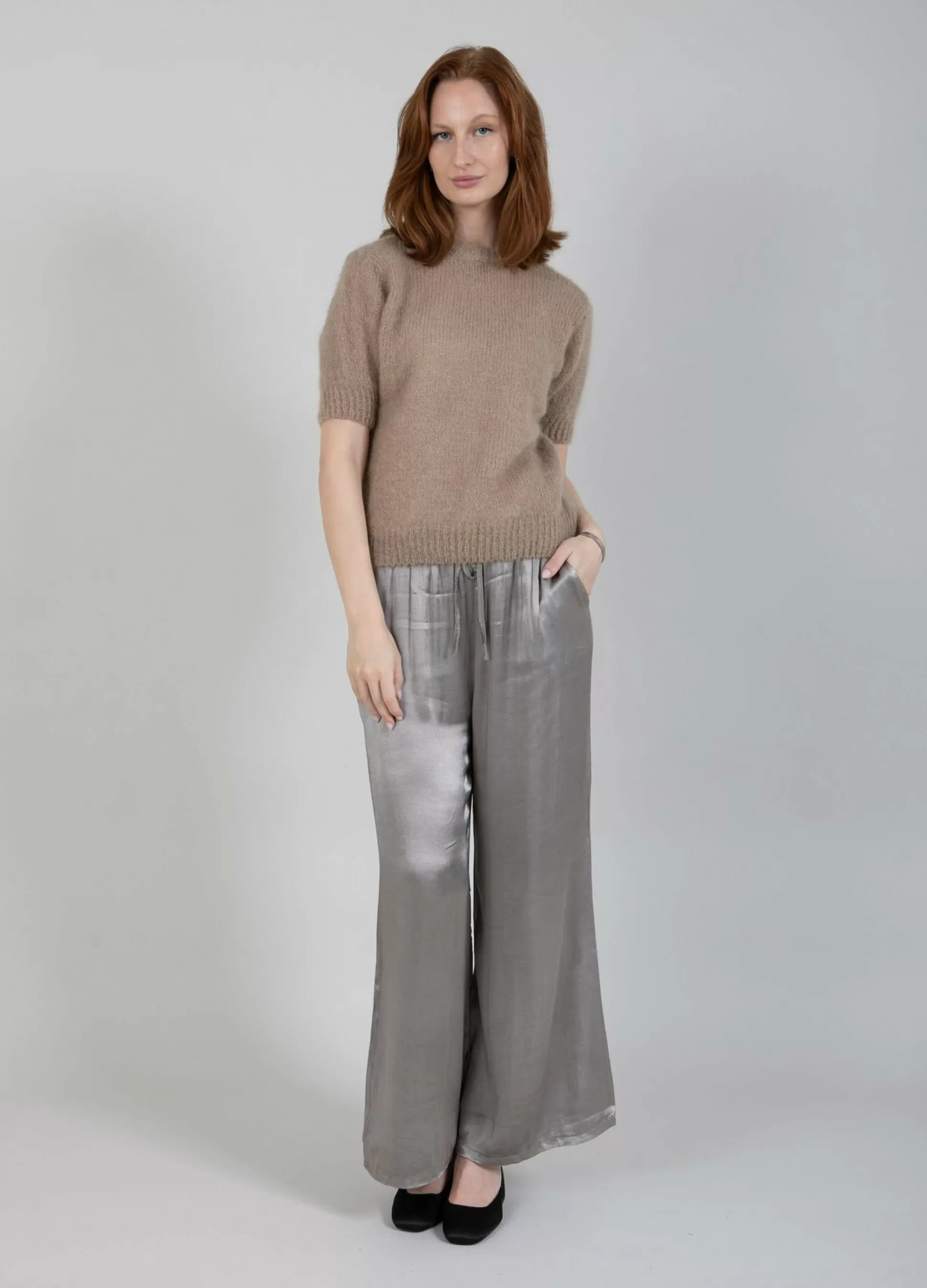 Coster Copenhagen Mohair With Short Sleeves Beige Online