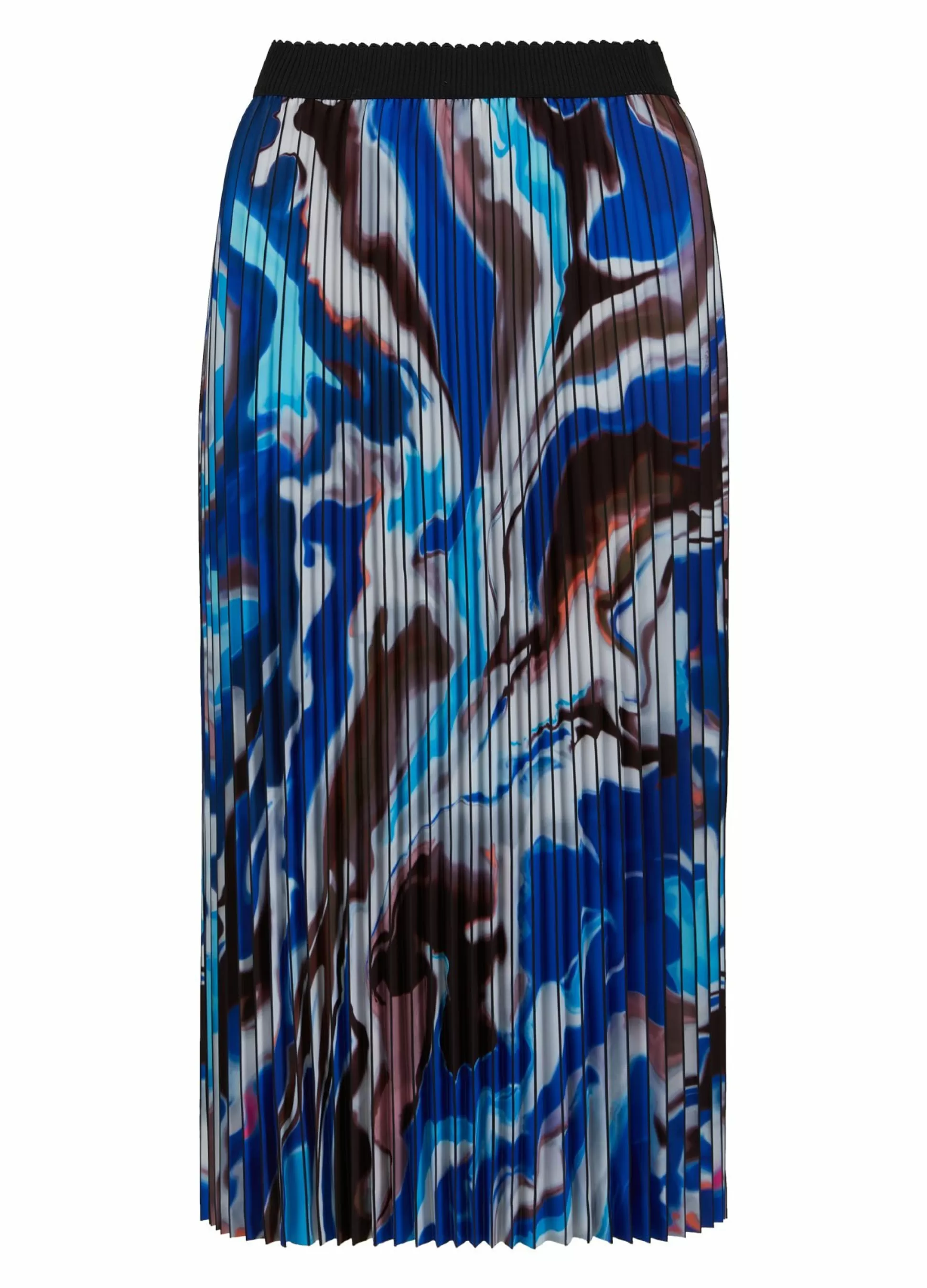 Coster Copenhagen Plisse Skirt With Print Clearance