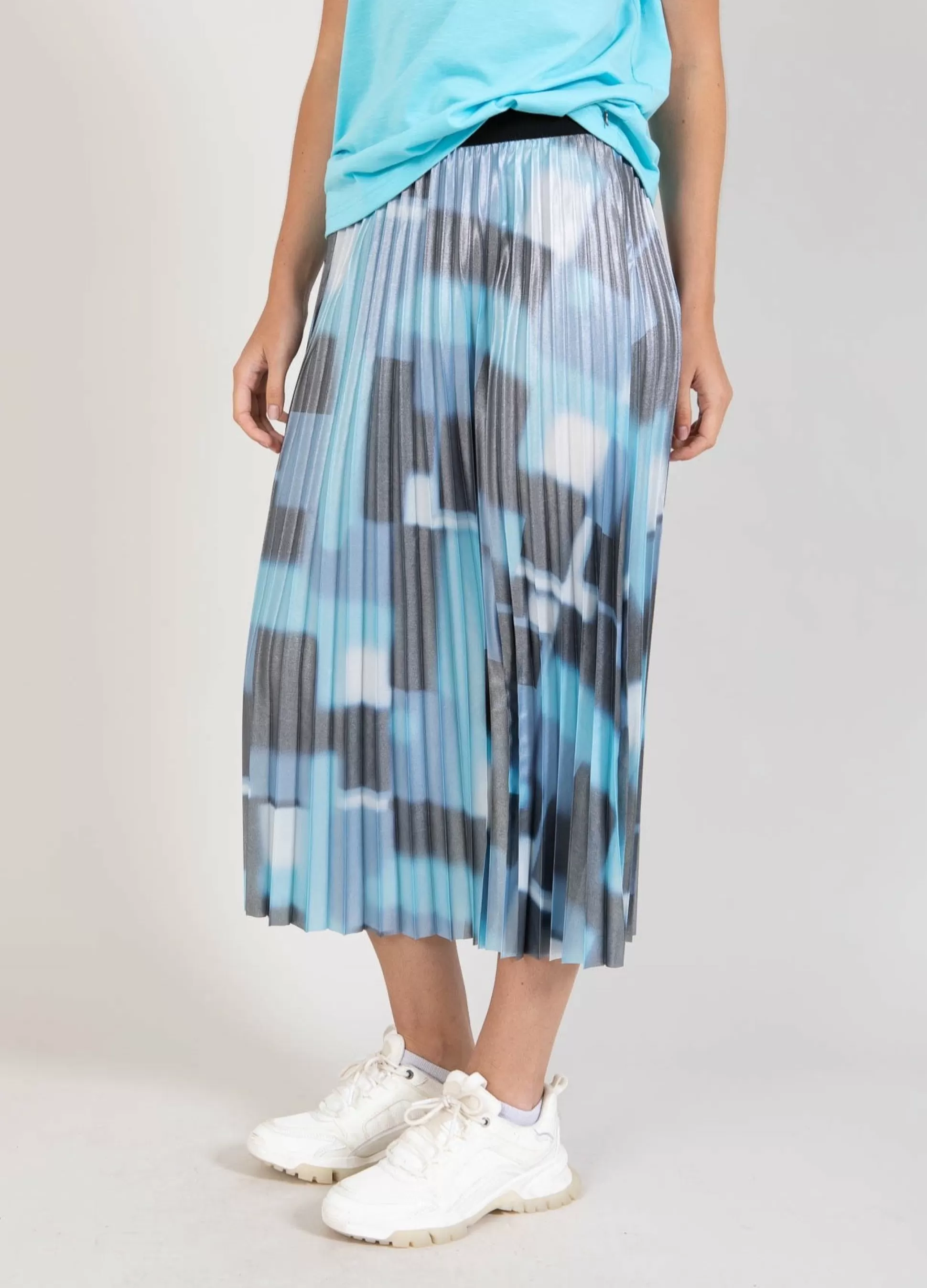 Coster Copenhagen Plisse Skirt With Print Best