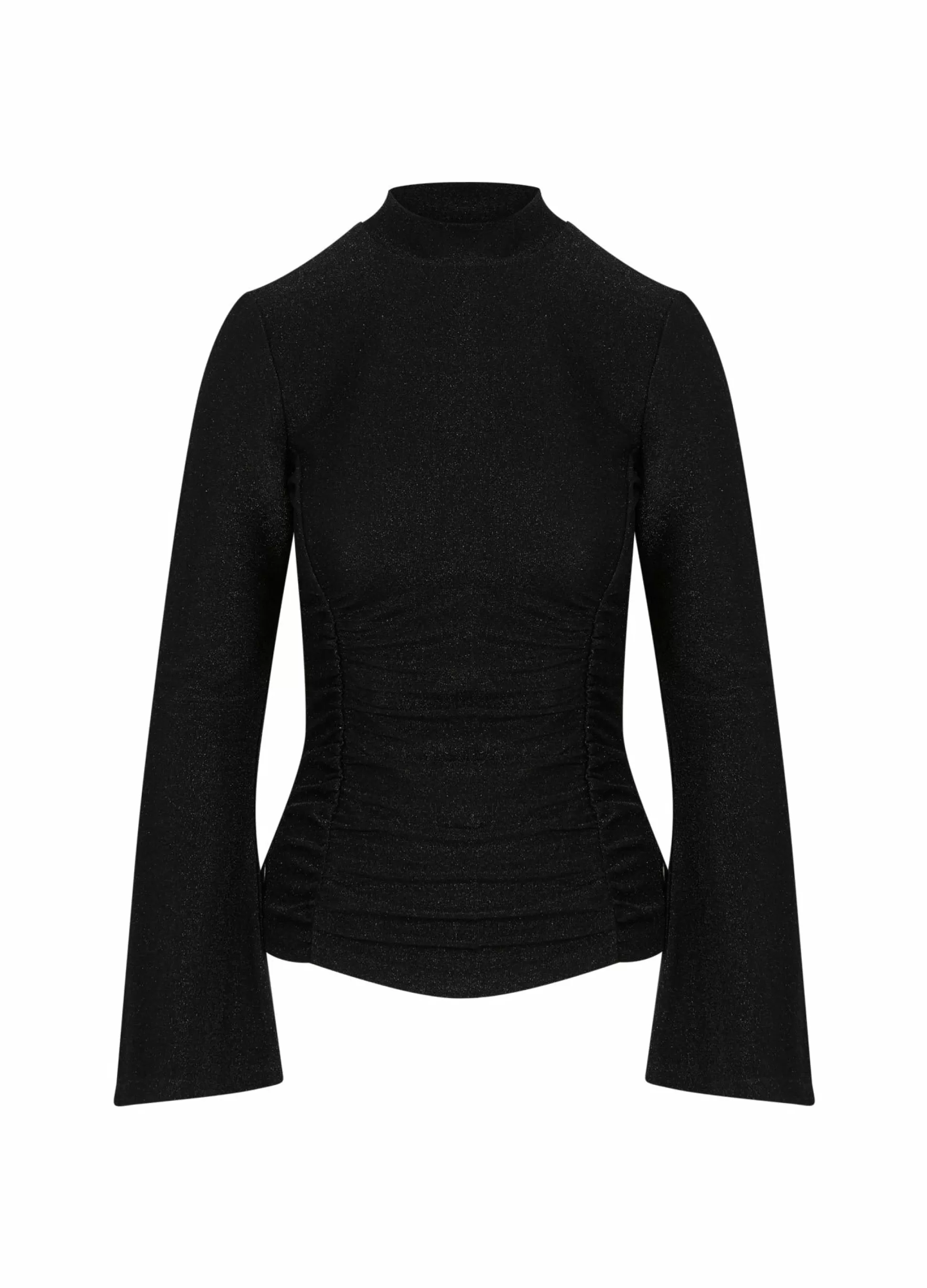 Coster Copenhagen Shimmer Blouse Metallic Black Online
