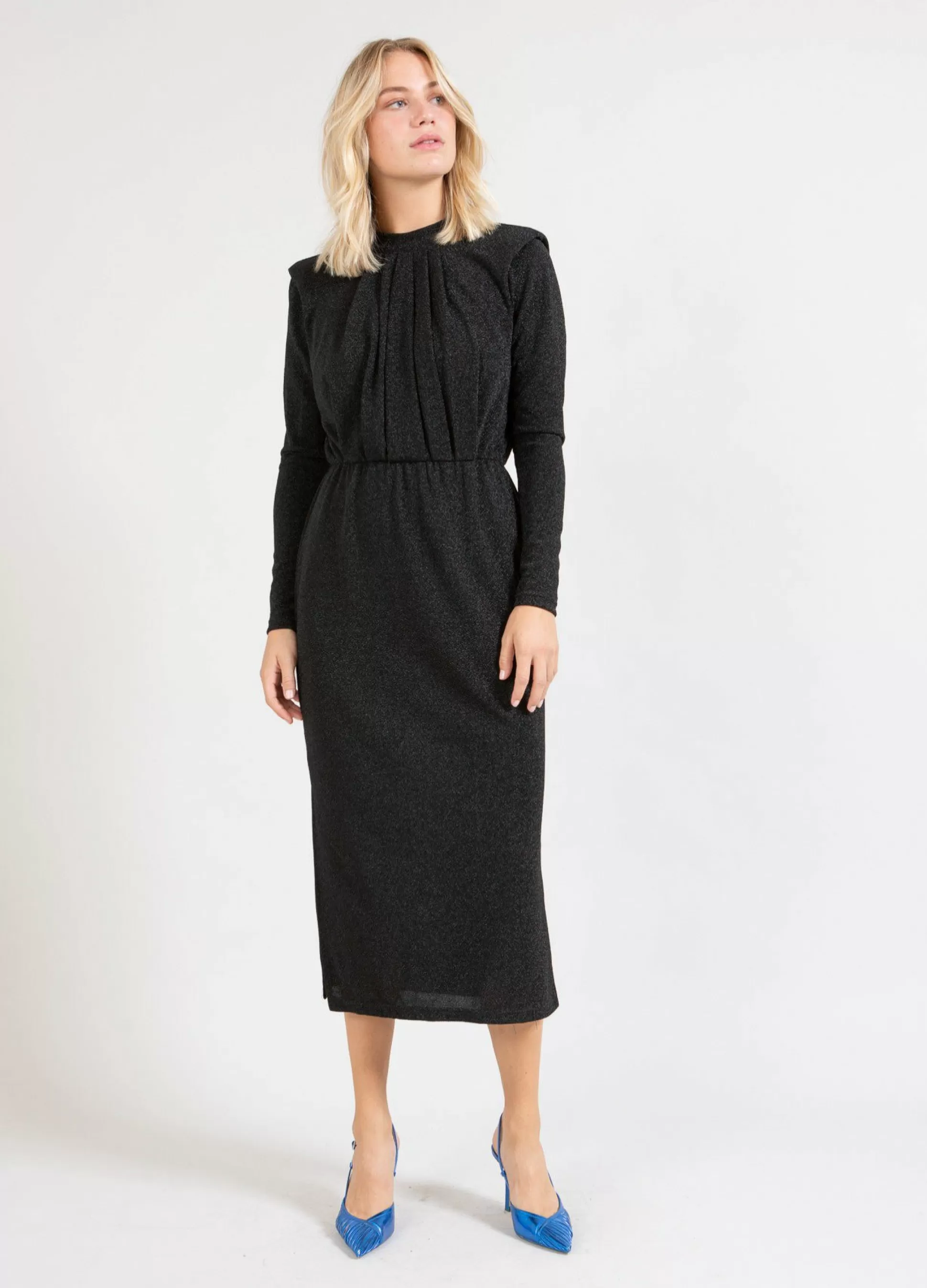 Coster Copenhagen Shimmer Dress Black Shimmer Discount