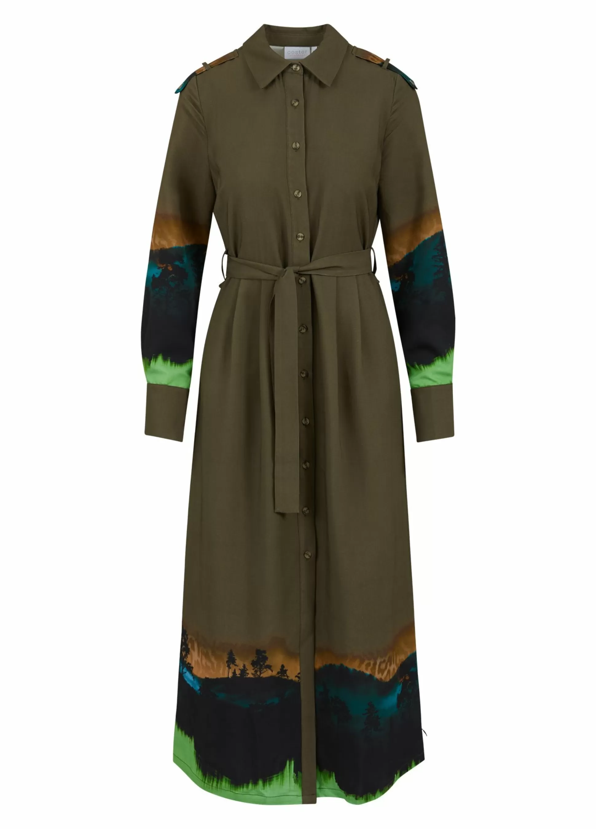 Coster Copenhagen Shirt Dress In Magic Forrest Print Discount