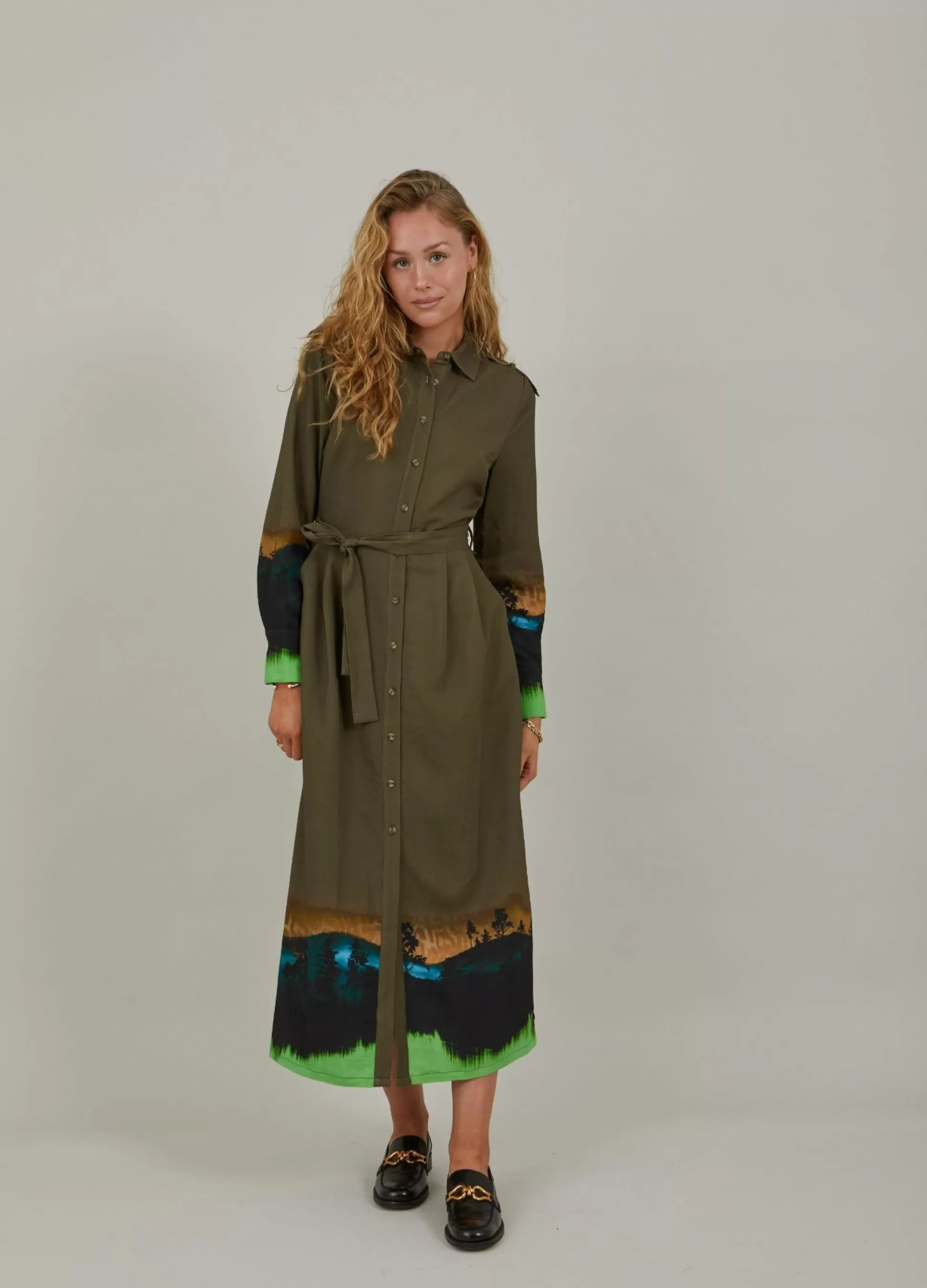 Coster Copenhagen Shirt Dress In Magic Forrest Print Discount