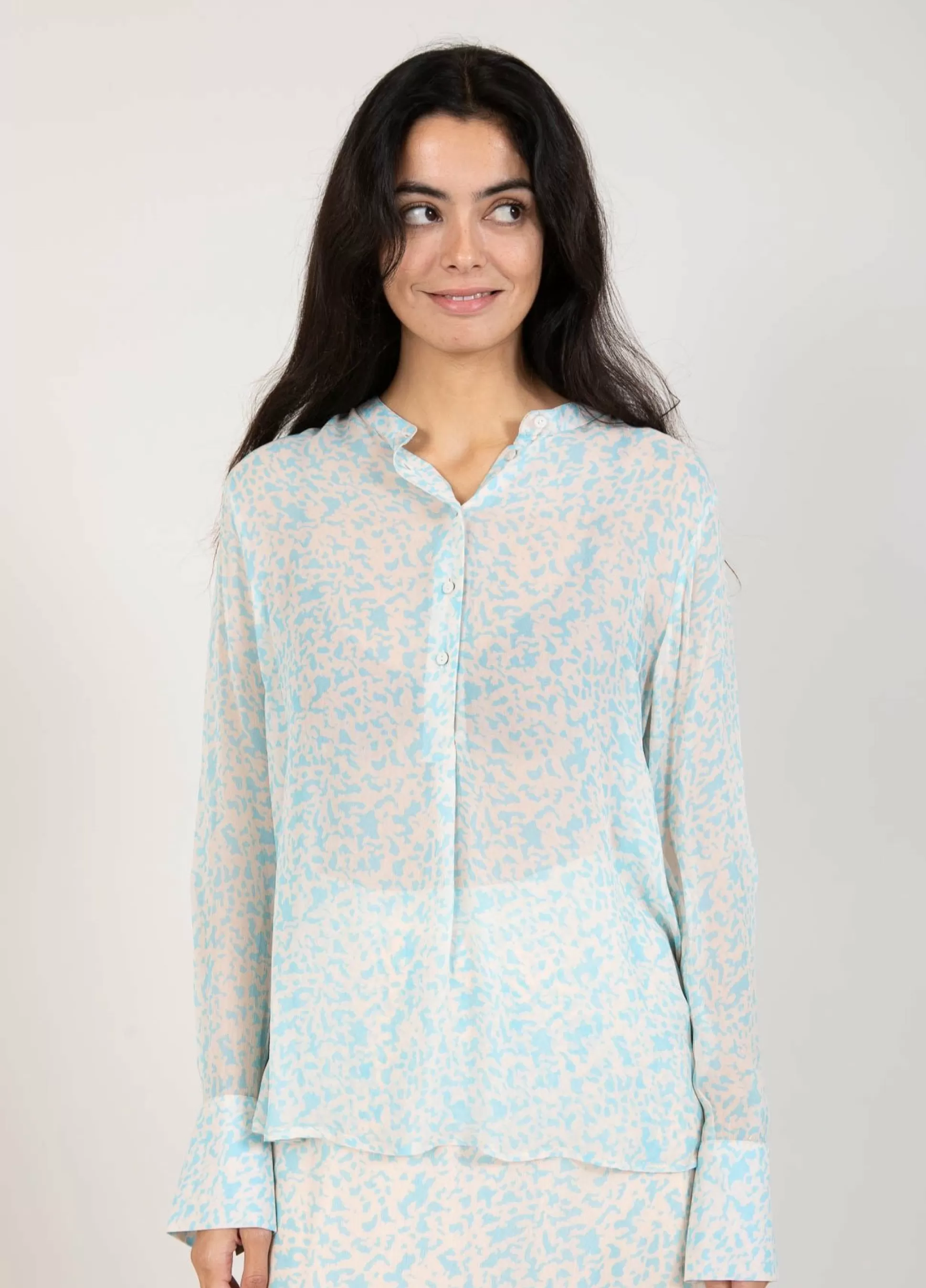 Coster Copenhagen Shirt In Leo Splash Print Best Sale