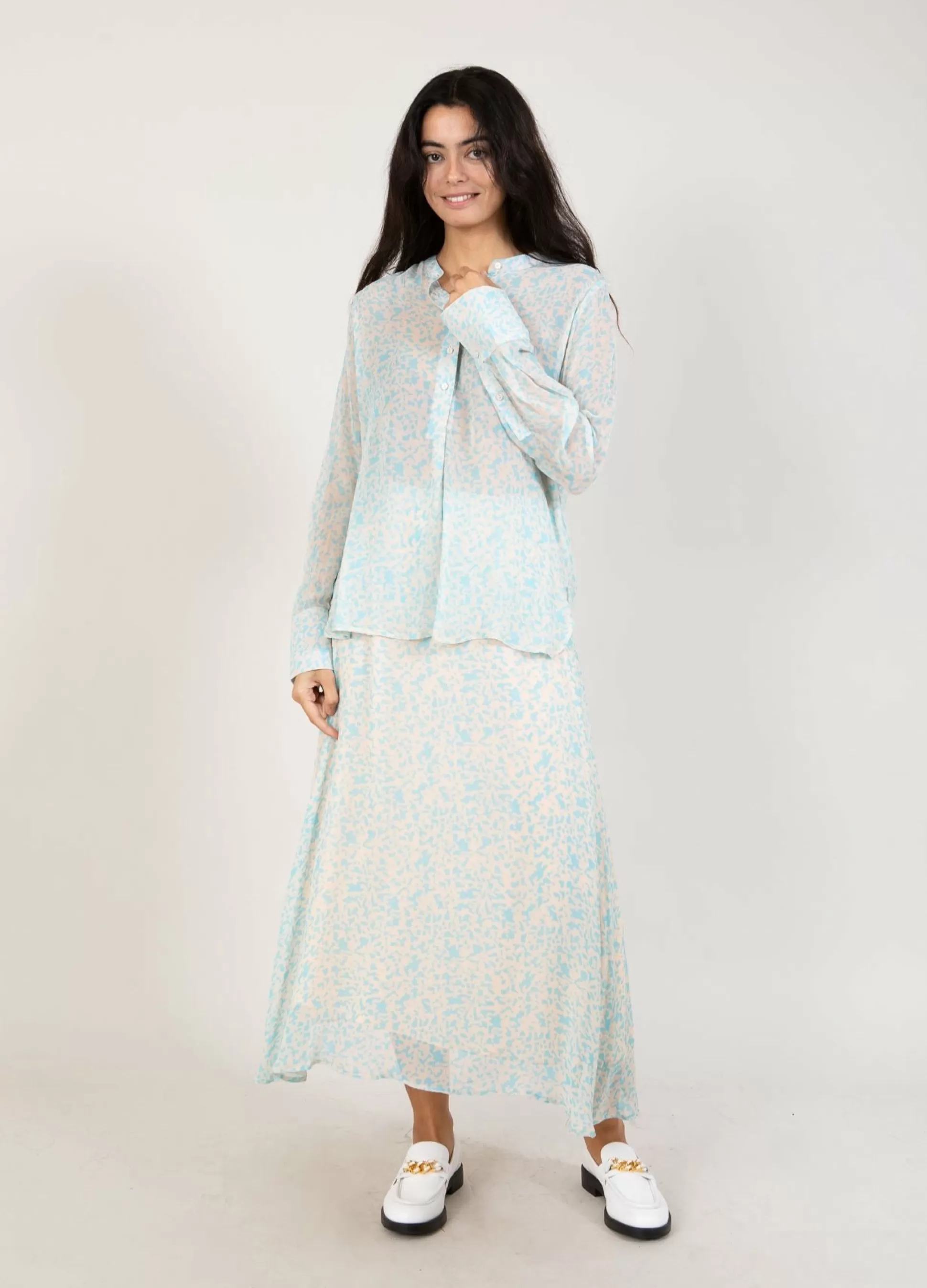 Coster Copenhagen Shirt In Leo Splash Print Best Sale