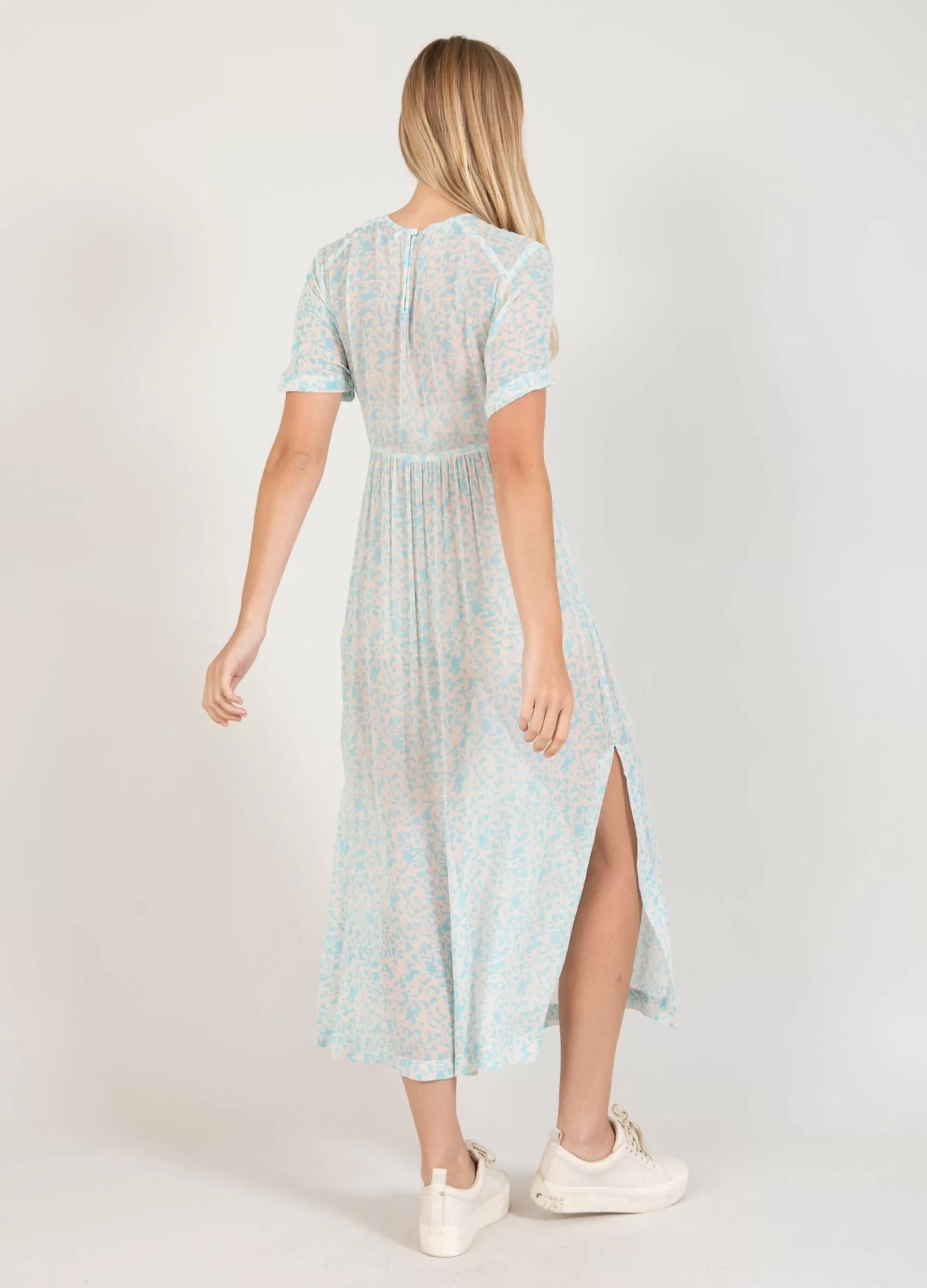 Coster Copenhagen Smock Dress In Leo Splash Print Discount