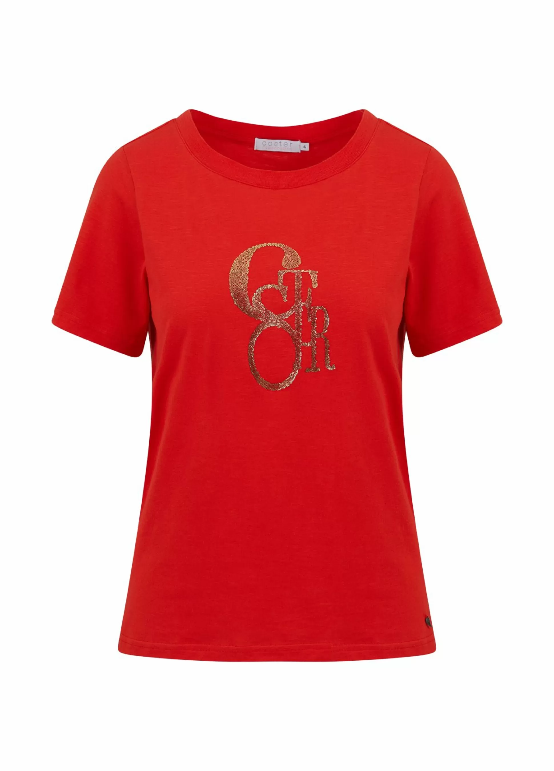 Coster Copenhagen Tee W. Coster Caviar Print Lipstick Red Best