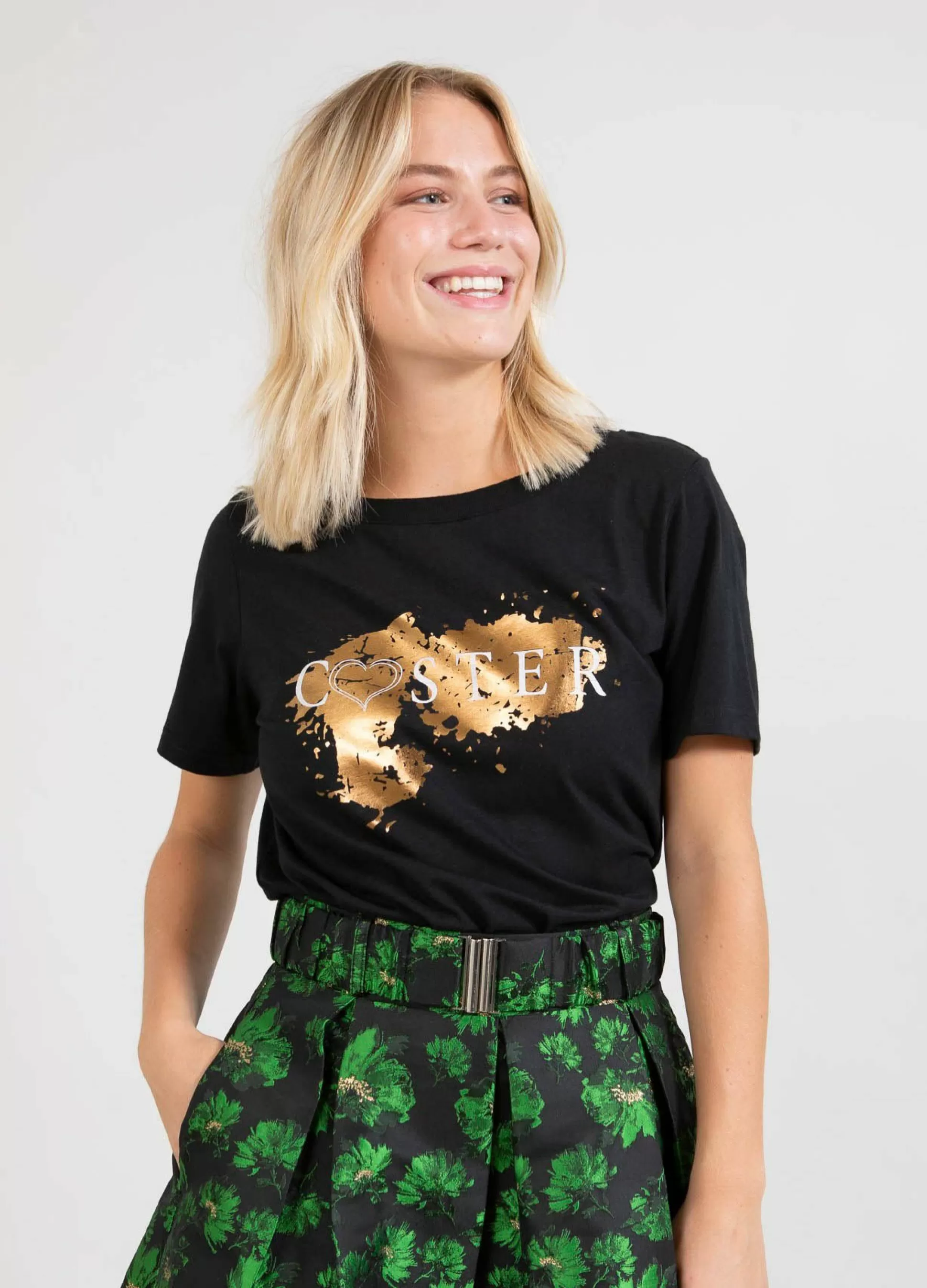Coster Copenhagen Tee W. Heart Coster Print Shop
