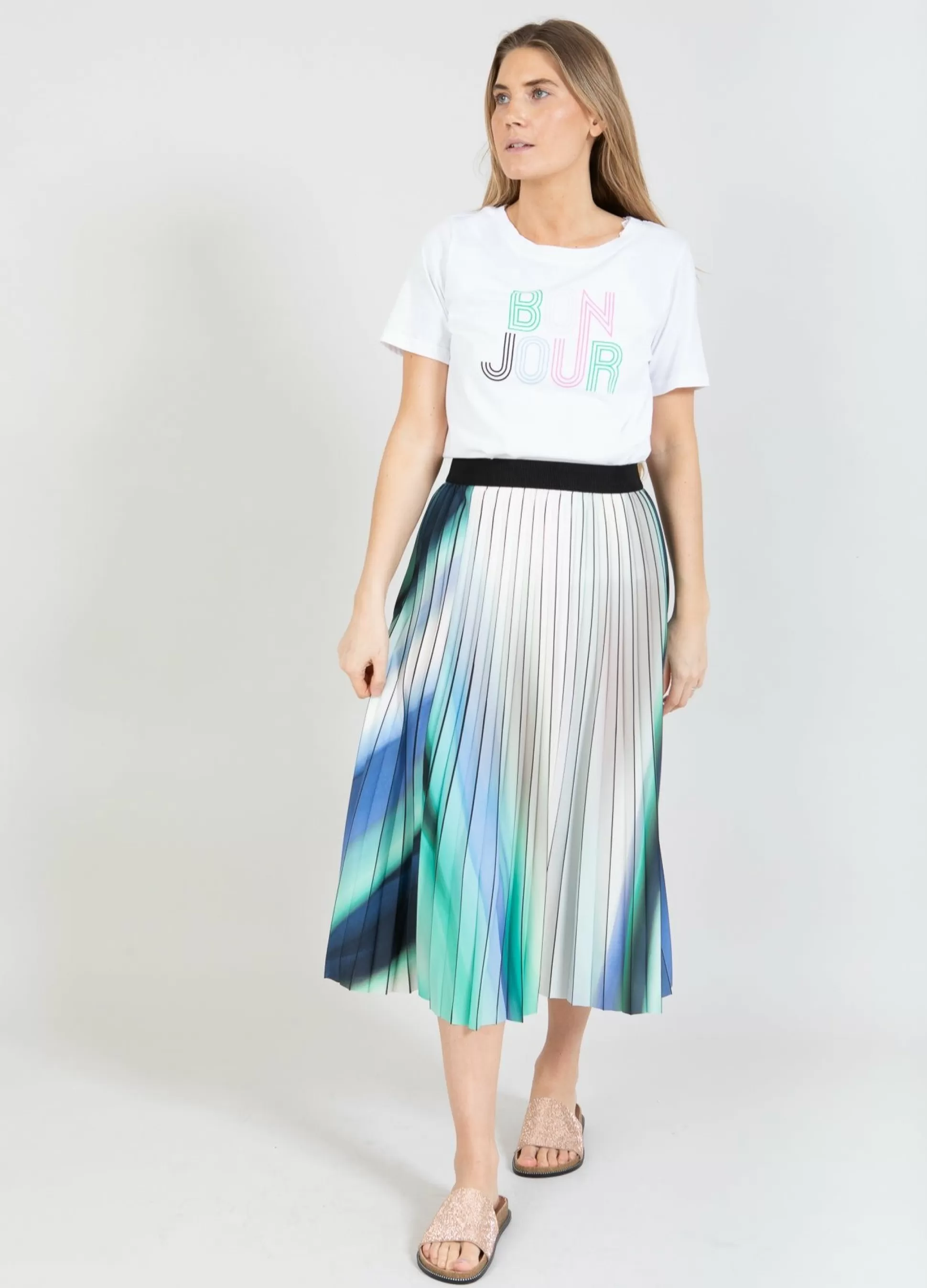 Coster Copenhagen T-Shirt With Bonjour Print Cheap