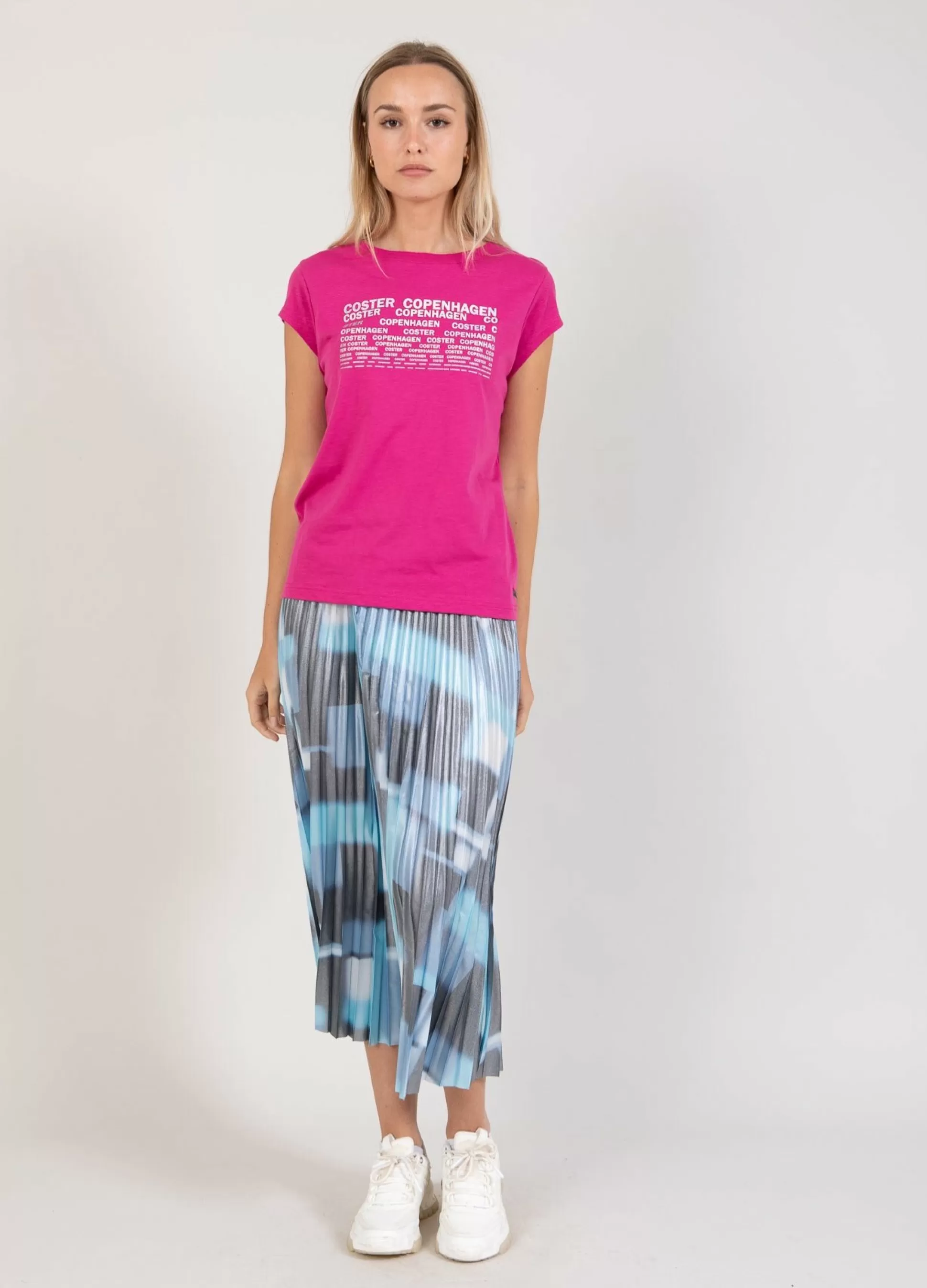 Coster Copenhagen T-Shirt With Coster Print Berry Shop