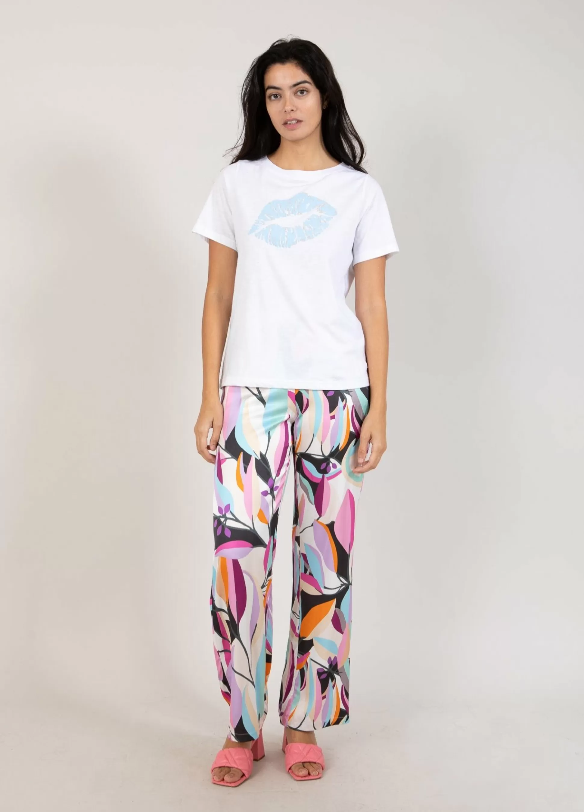 Coster Copenhagen T-Shirt With Kissing Lips White Best
