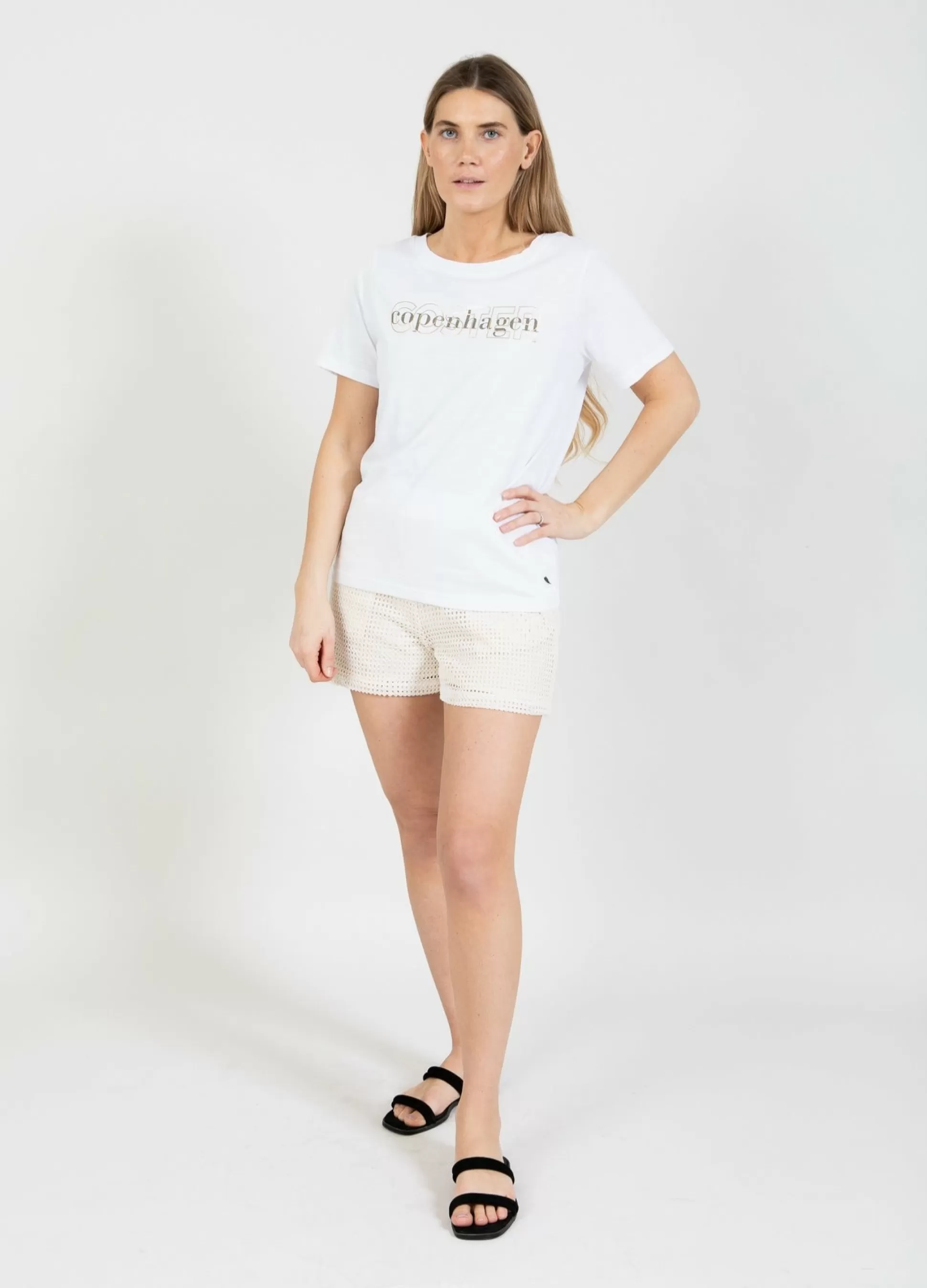 Coster Copenhagen T-Shirt With Logo White New