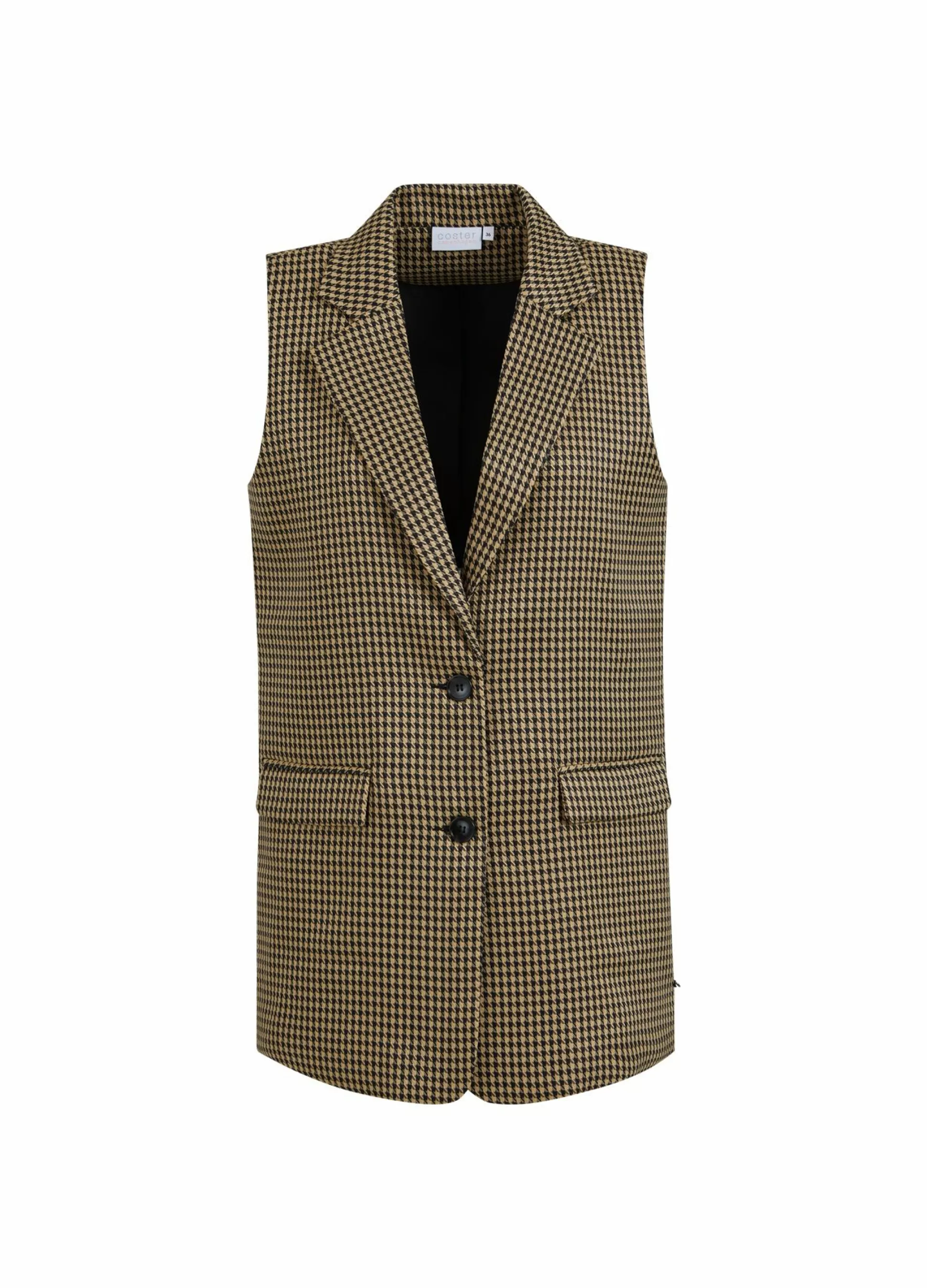 Coster Copenhagen Vest In Houndstooth Clearance