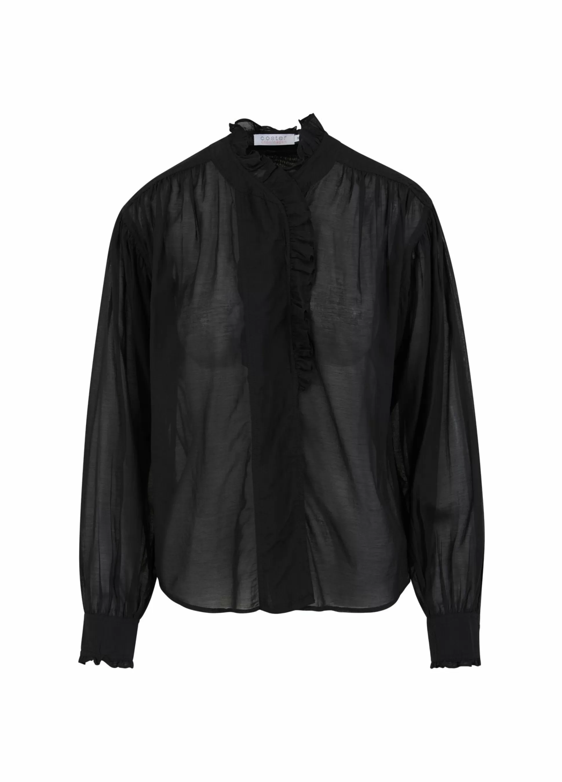 Coster Copenhagen Wide Fit Shirt With Ruffels Cheap